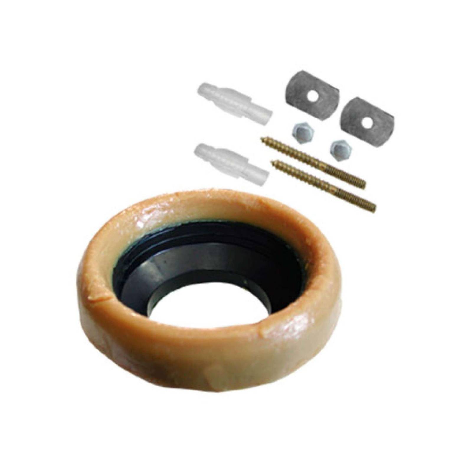 CUELLO DE CERA CON GUÍA Y PIJAS PARA SANITARIO EN CAJA 