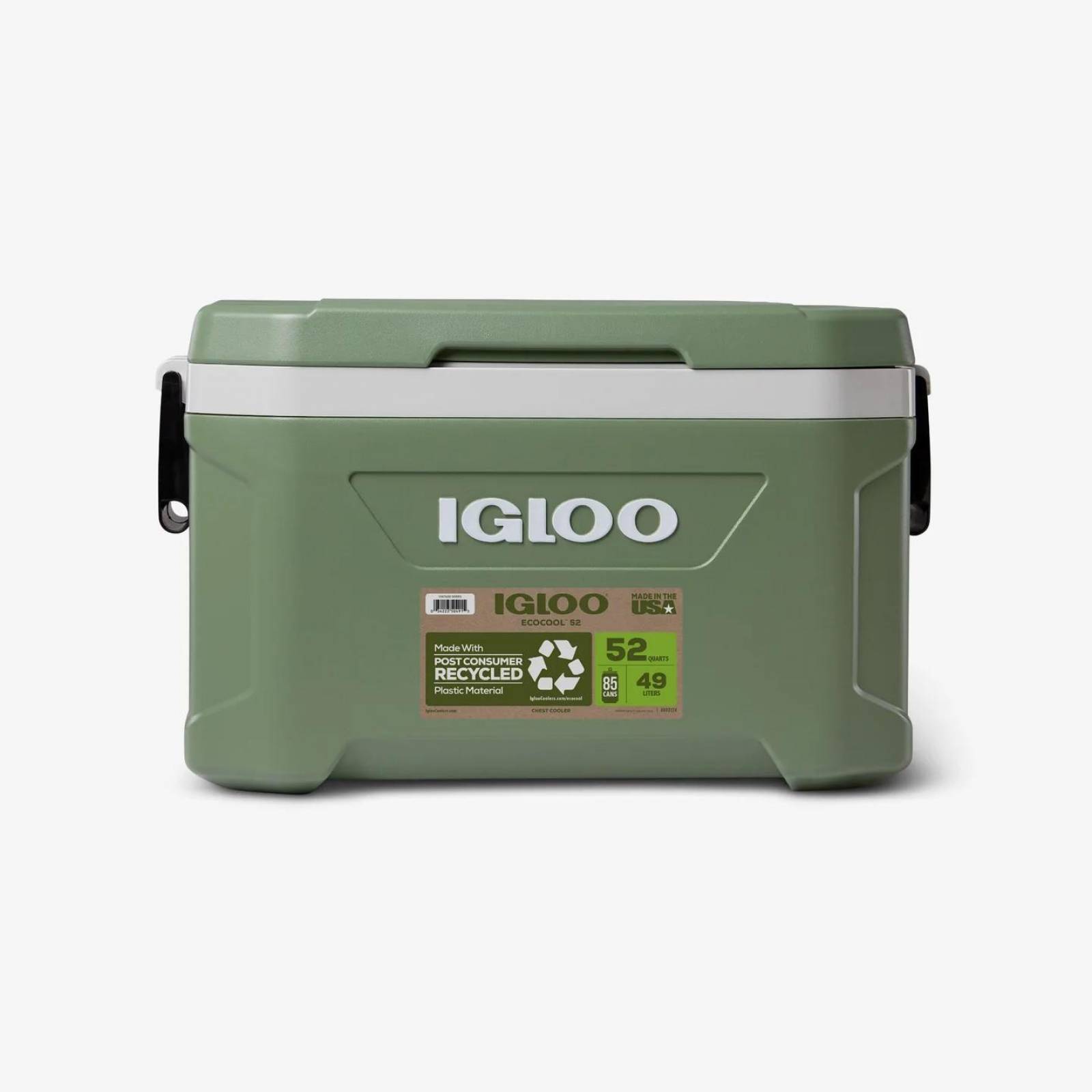 HIELERA 52 QT VERDE ECOLÓGICO IGLOO