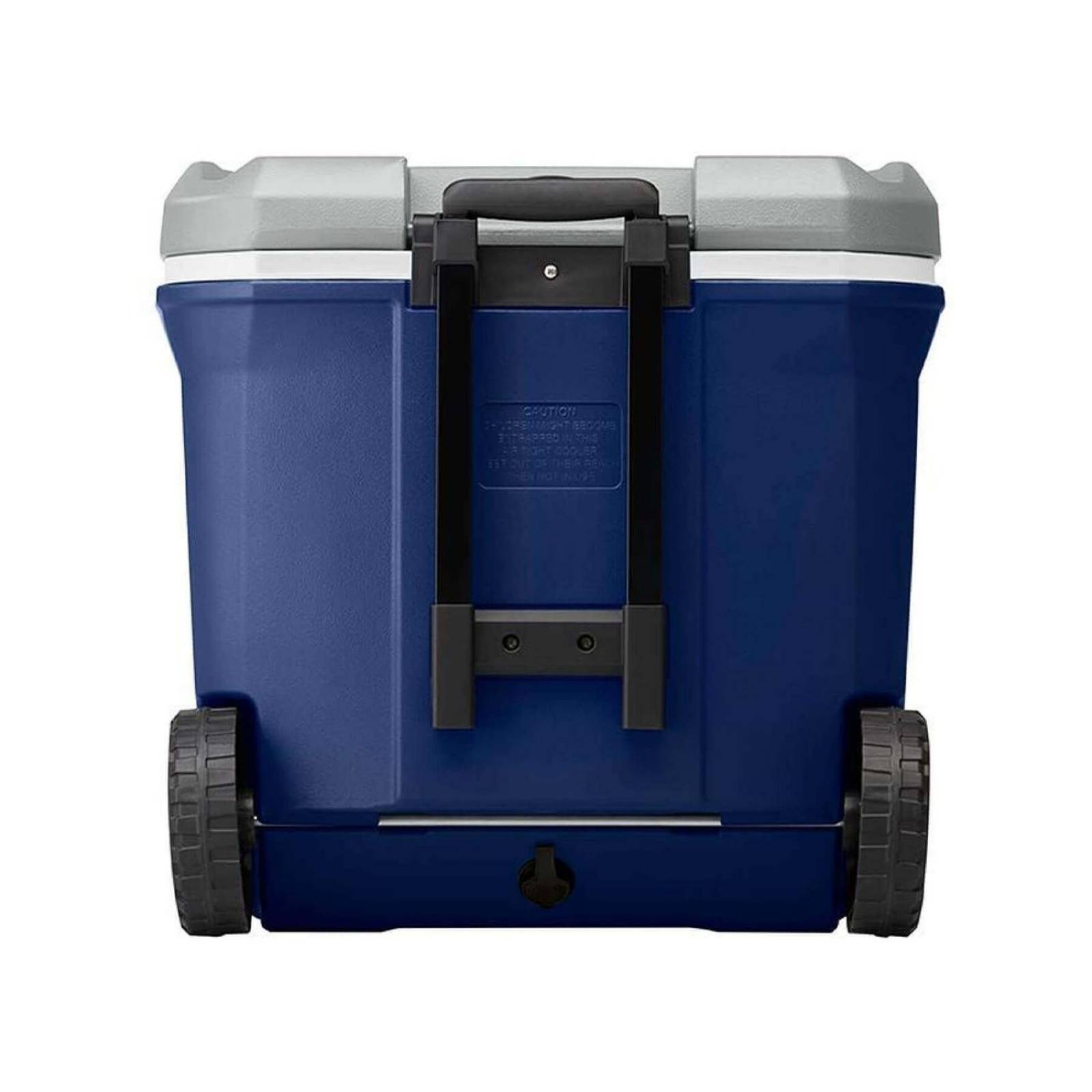 HIELERA 65 QT AZUL TAPA GRIS COLEMAN 