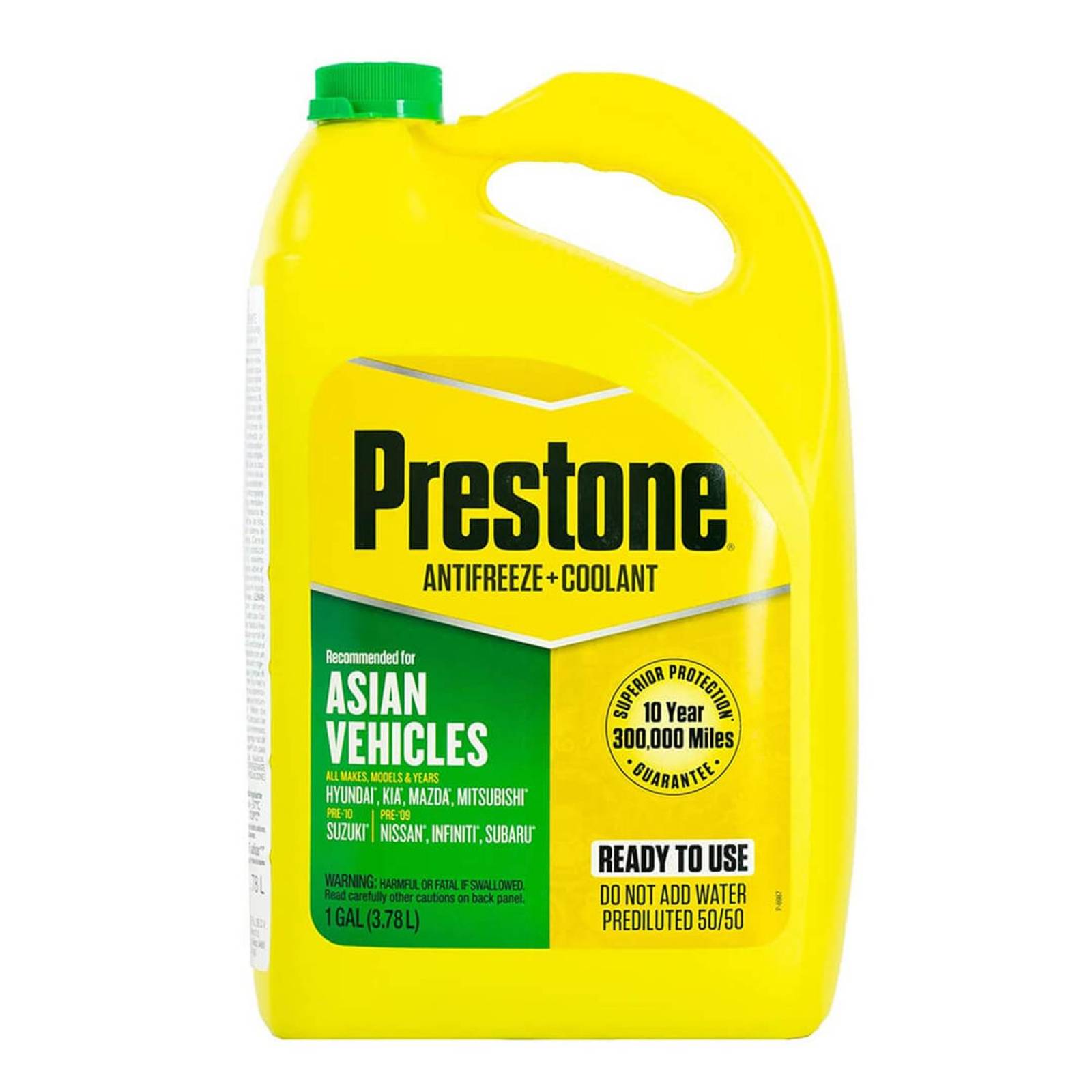 ANTICONGELANTE LISTO P/USAR 50/50 AUTOS ASIATICOS PRESTONE 