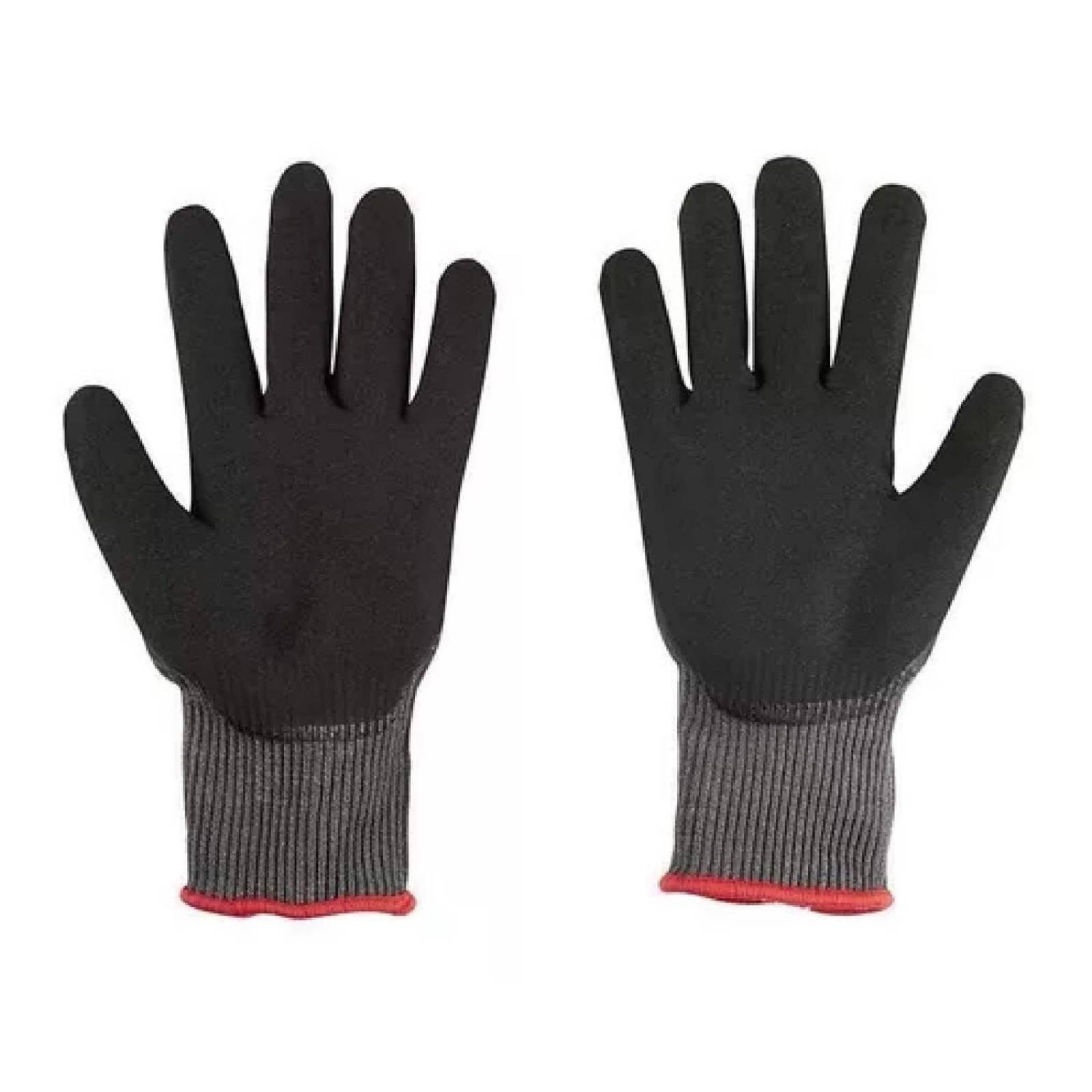 GUANTES ANTICORTE NIVEL 5 BAÑADOS EN NITRILO TALLA M MILWAUK