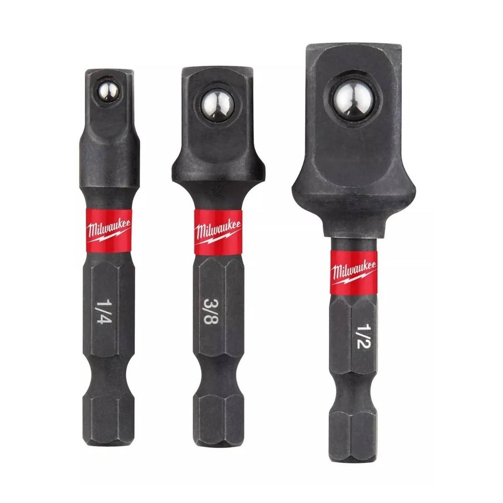 JUEGO DE ADAPTADORES P/PISTOLA DE IMPACTO 2" MILWAUKEE