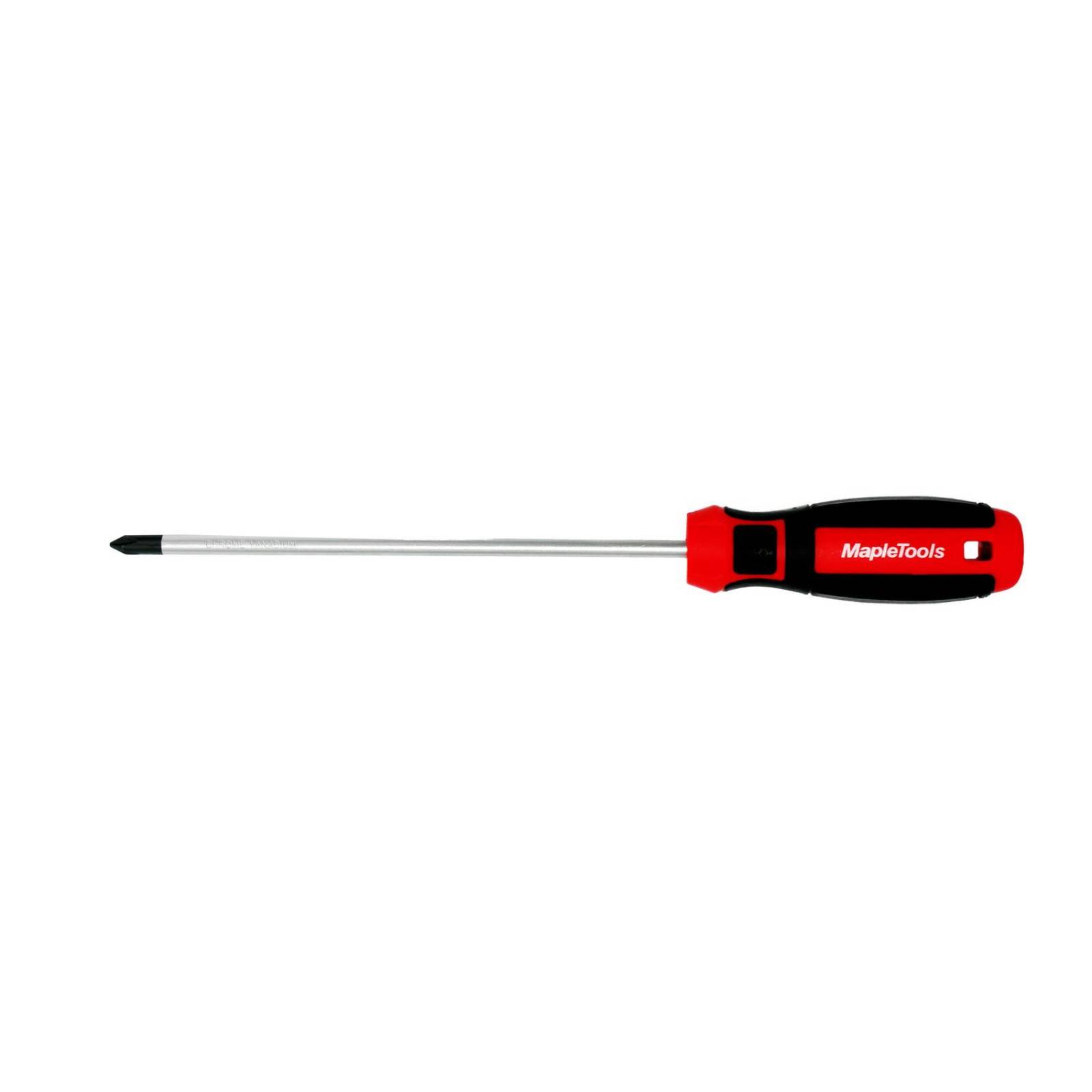 DESARMADOR CRUZ 1/4X8 PULG MANGO ERGONOMICO 5 PIEZAS 