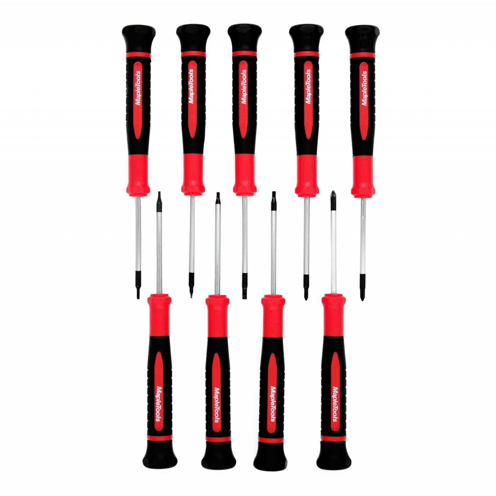 SET DESARMADORES PRECISION (9 PIEZAS) MAPLE TOOLS 