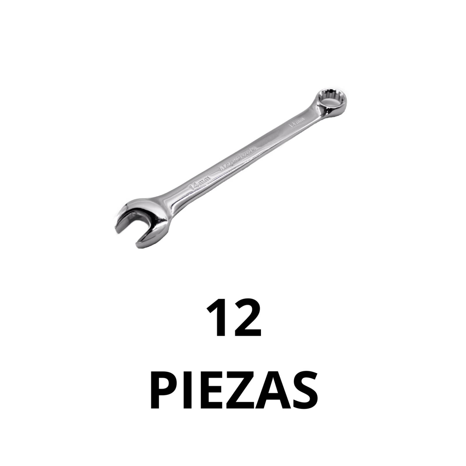 LLAVE COMBINADA MILIMETRICA 10 MM 12 piezas MAPLE TOOLS 