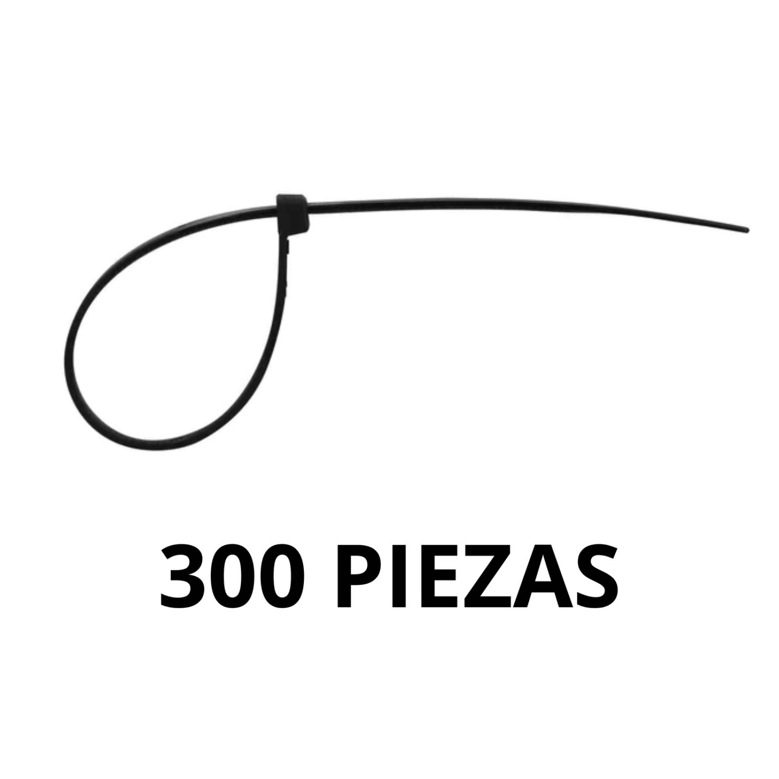 300 PZAS CINTILLO NEGRO DE 11 PULG MAPLE TOOLS 