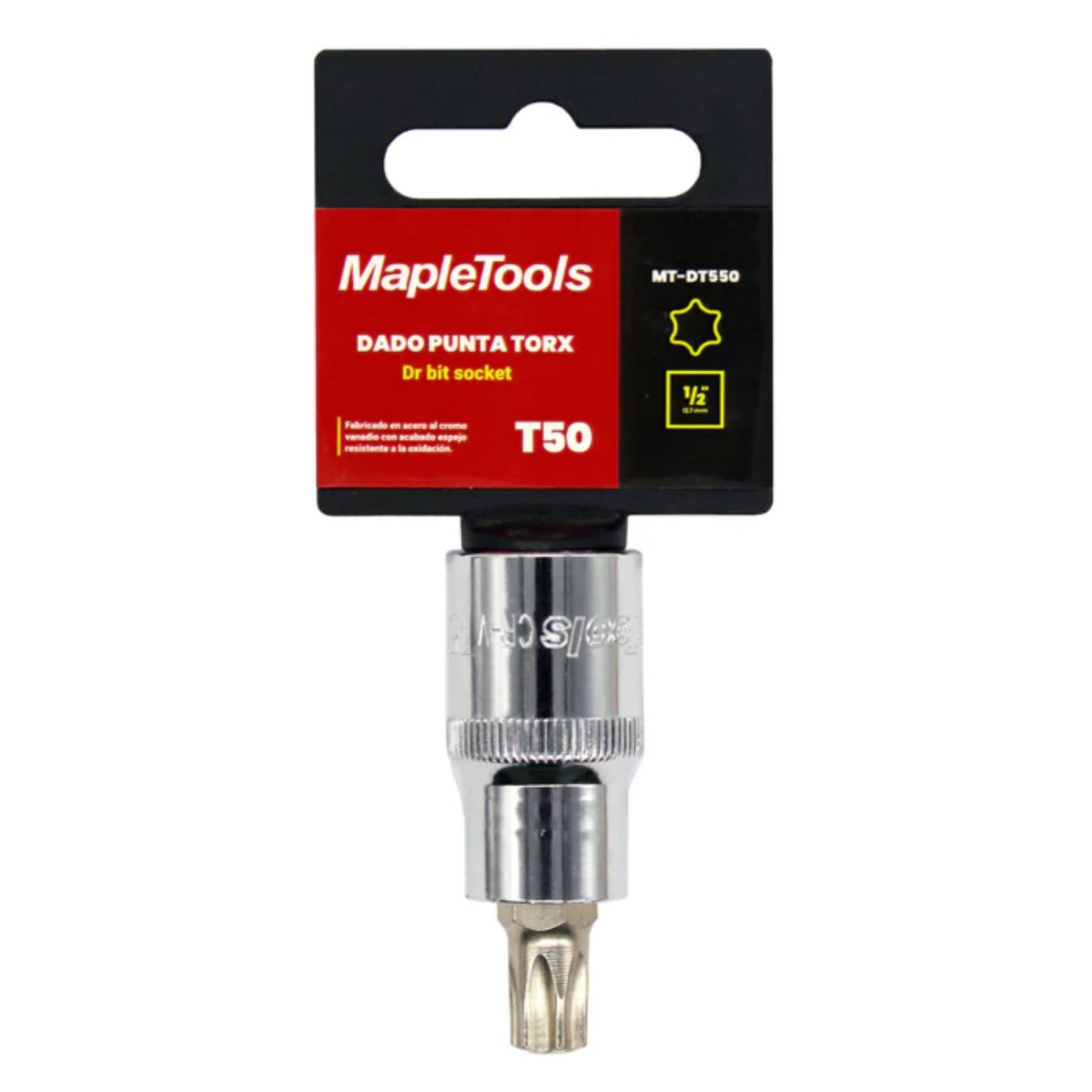 DADO 1/2 PUNTA TORX T50 CAJA CON 6 MAPLE TOOLS