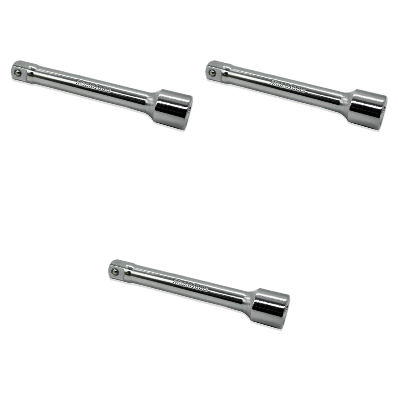 KIT DE 3 EXTENSIONES PARA MATRACA 3/8 X 6 PULGADAS MAPLE TOOLS 