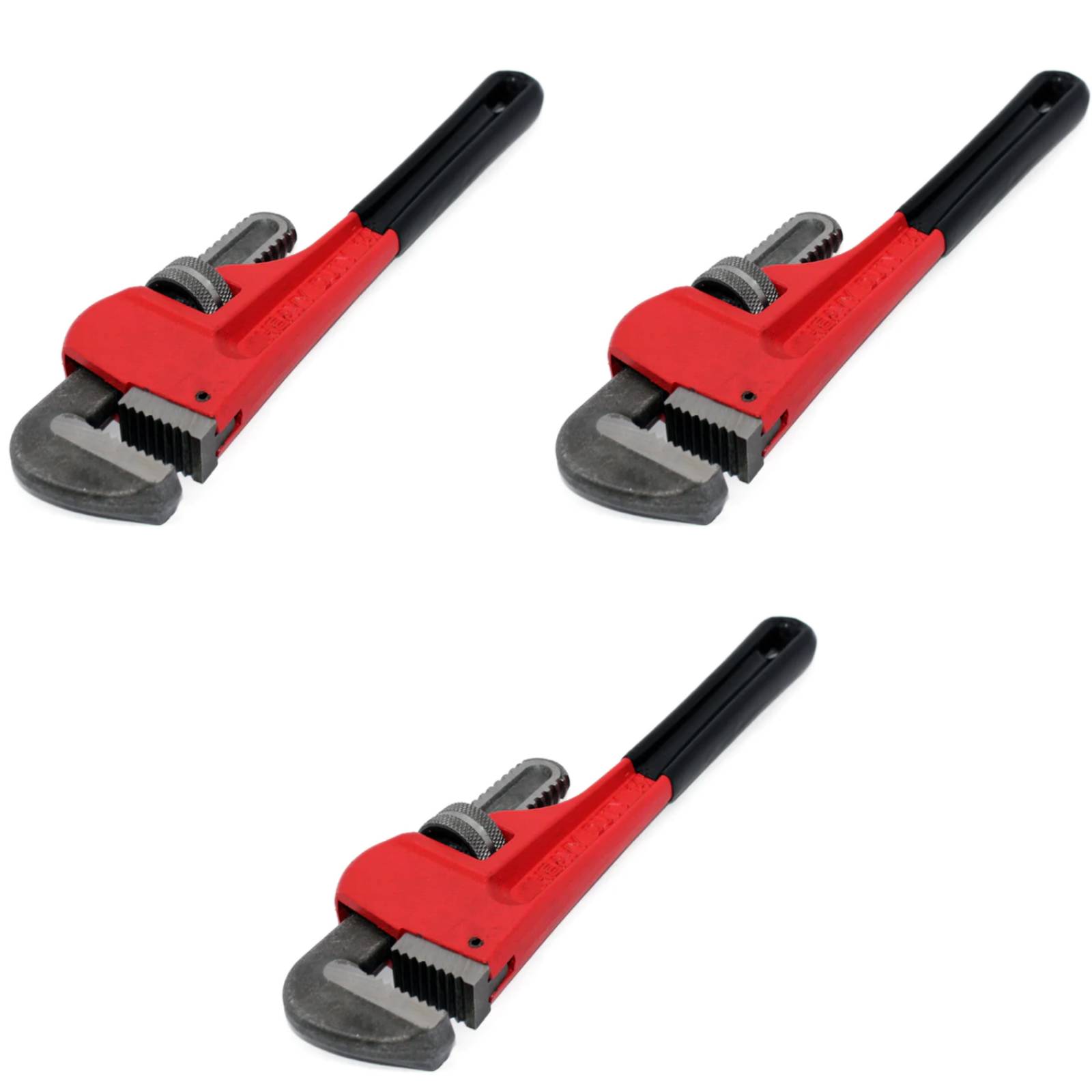 PACK DE 3 LLAVE PARA TUBERÍA STILSON INDUSTRIAL 14 PULG MAPLE TOOLS 