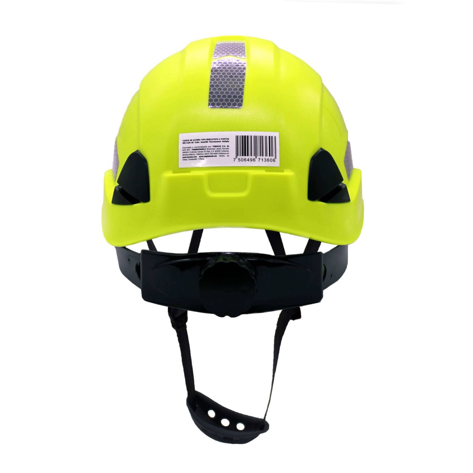 CASCO SEGURIDAD AMARILLO DE RESCATE 6 PUNTOS MAPLE SAFE 