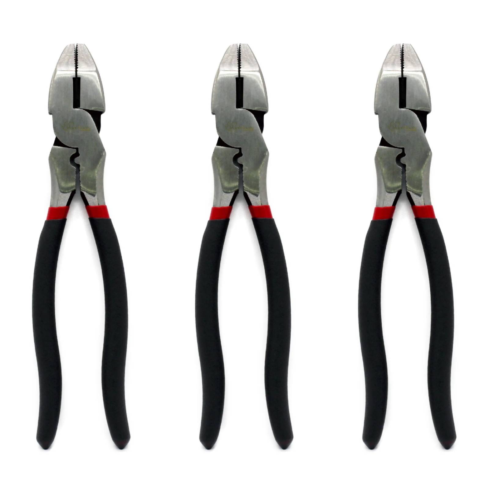 PACK 3 PINZA ELECTRICISTA 9 PULG MAPLE TOOLS