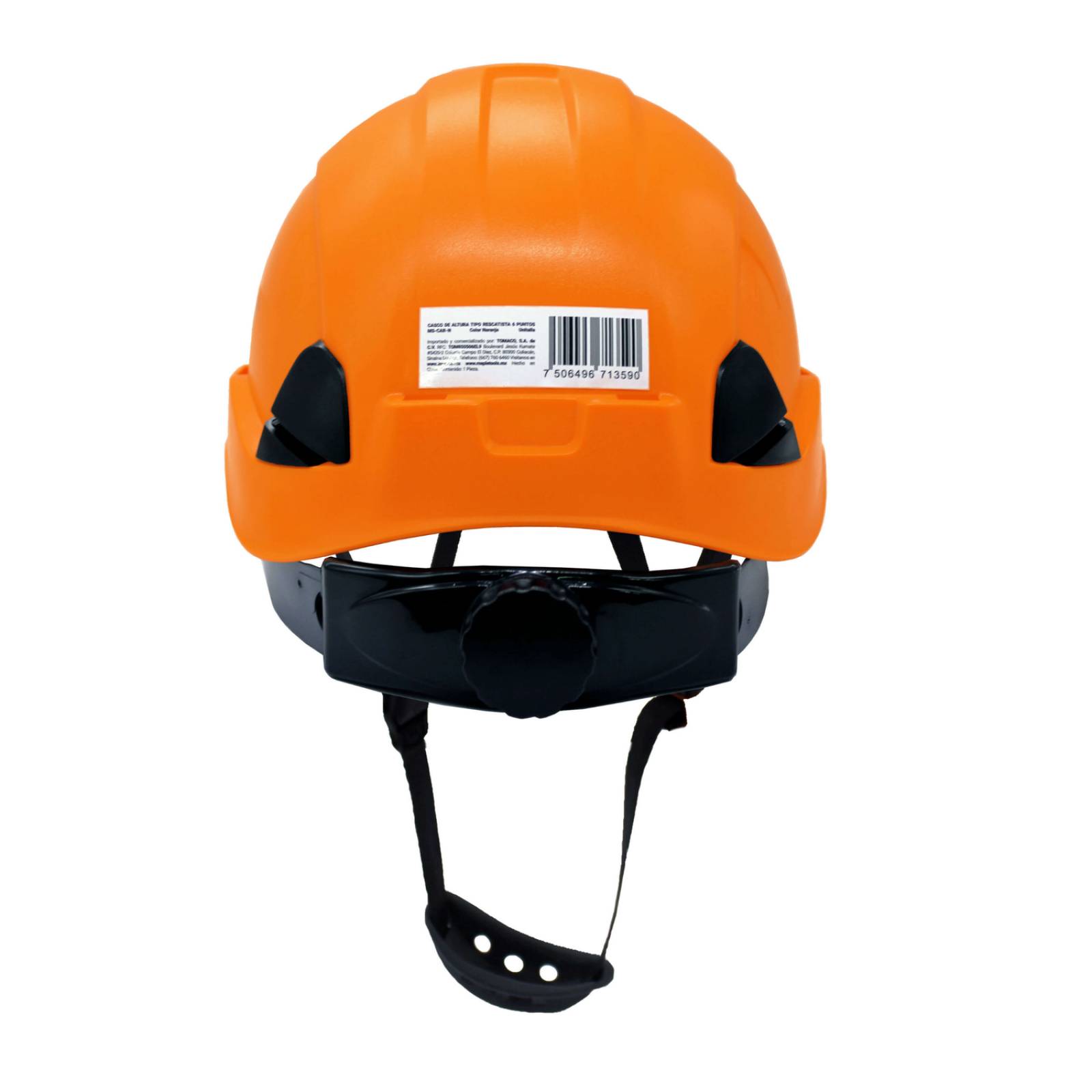CASCO SEGURIDAD NARANJA DE RESCATE 6 PUNTOS MAPLE SAFE