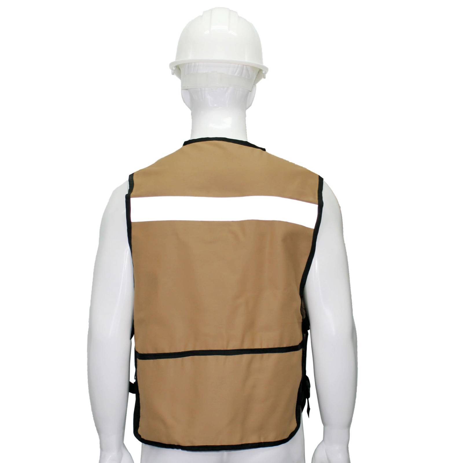 3 pzas CHALECO BRIGADISTA RESCATISTA 6 BOLSAS CAFE MAPLE SAFE 