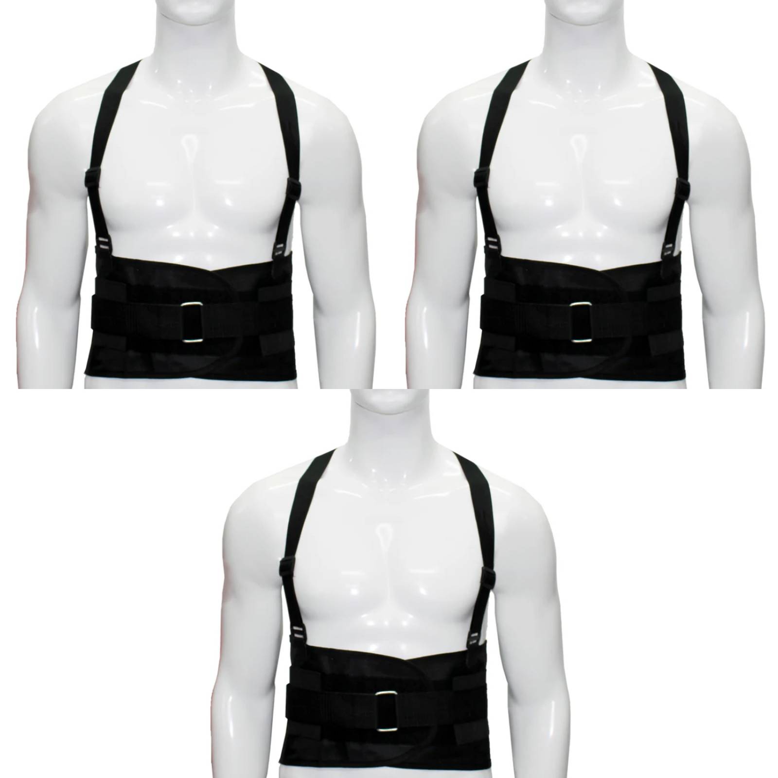 Faja Para Cargar Lumbar Tirantes 3 PIEZAS Extra Grande Maple Safe 