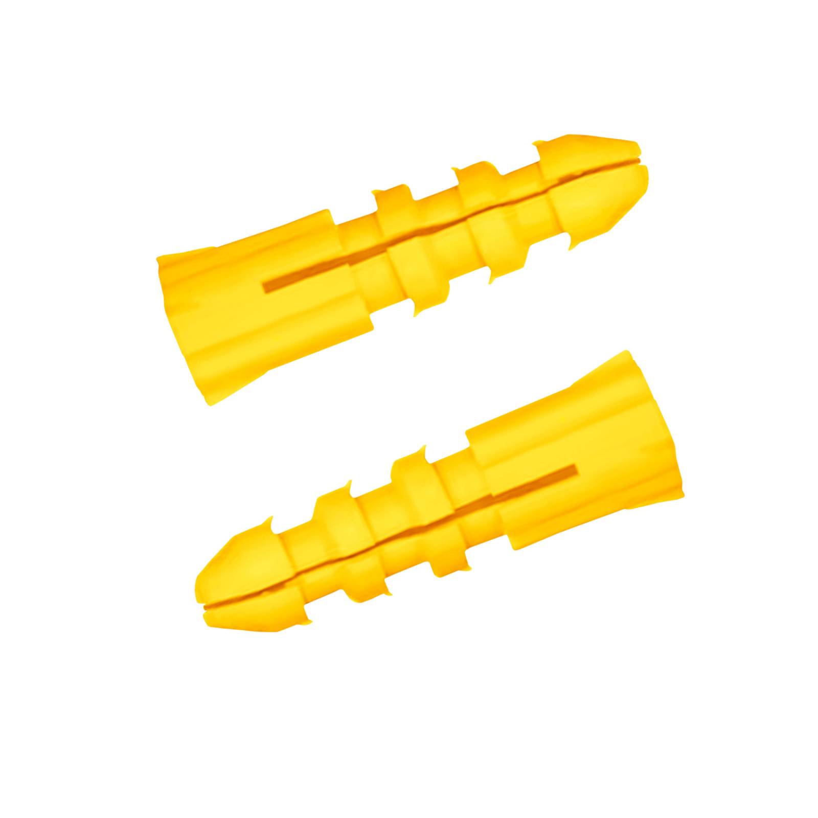 TAQUETE PLASTICO 5/16'' ANCLA AMARILLO 1000 PZAS MAPLE TOOL 