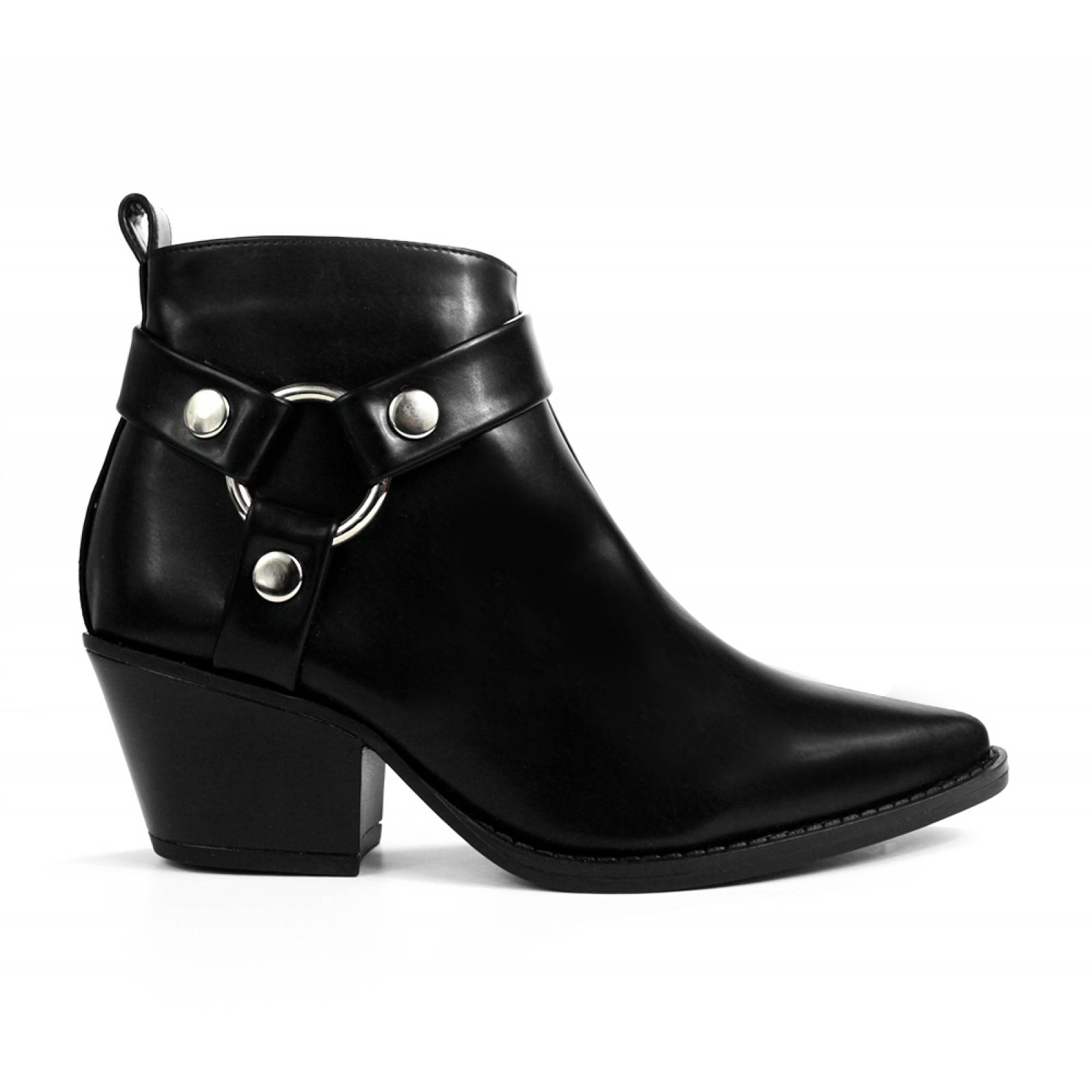 BOTIN DAMA DORELLI VAQUERO NEGRO NAPA 3112 1