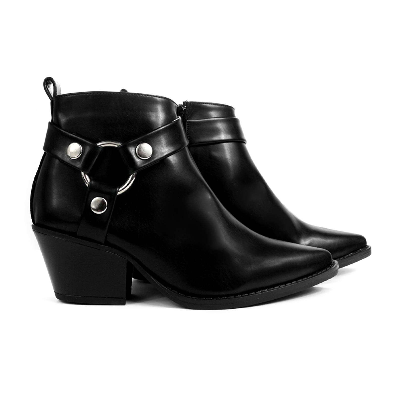 BOTIN DAMA DORELLI VAQUERO NEGRO NAPA 3112 1
