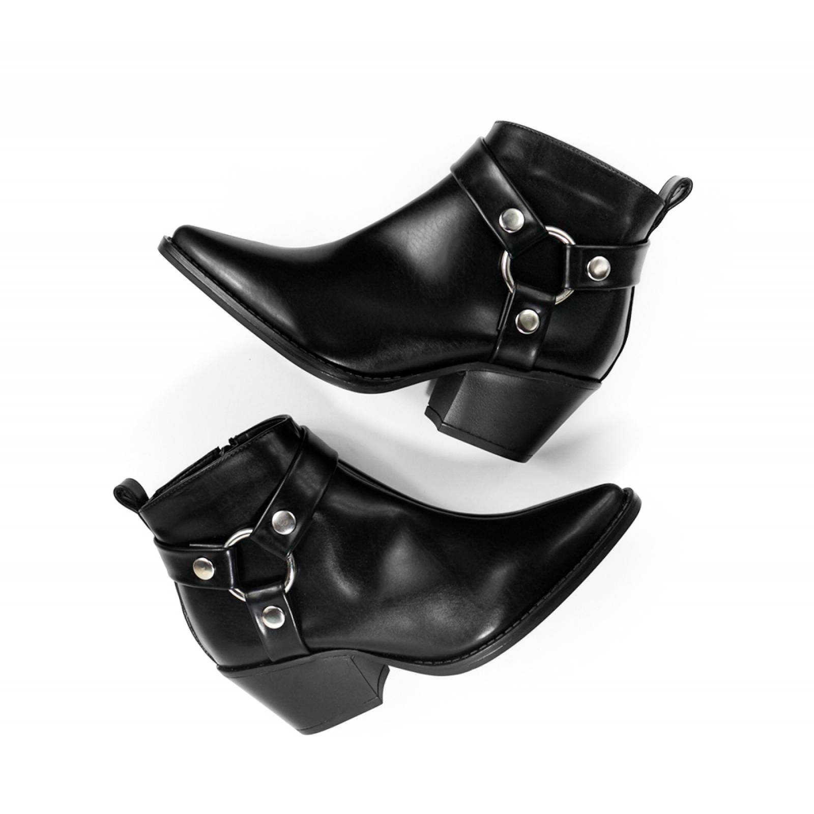 BOTIN DAMA DORELLI VAQUERO NEGRO NAPA 3112 1