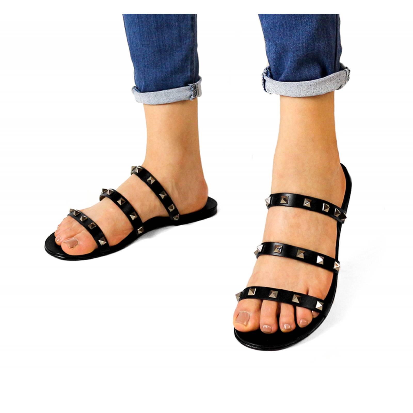 SANDALIA DAMA SALAMANDRA MODA NEGRO BORREGO 2043386