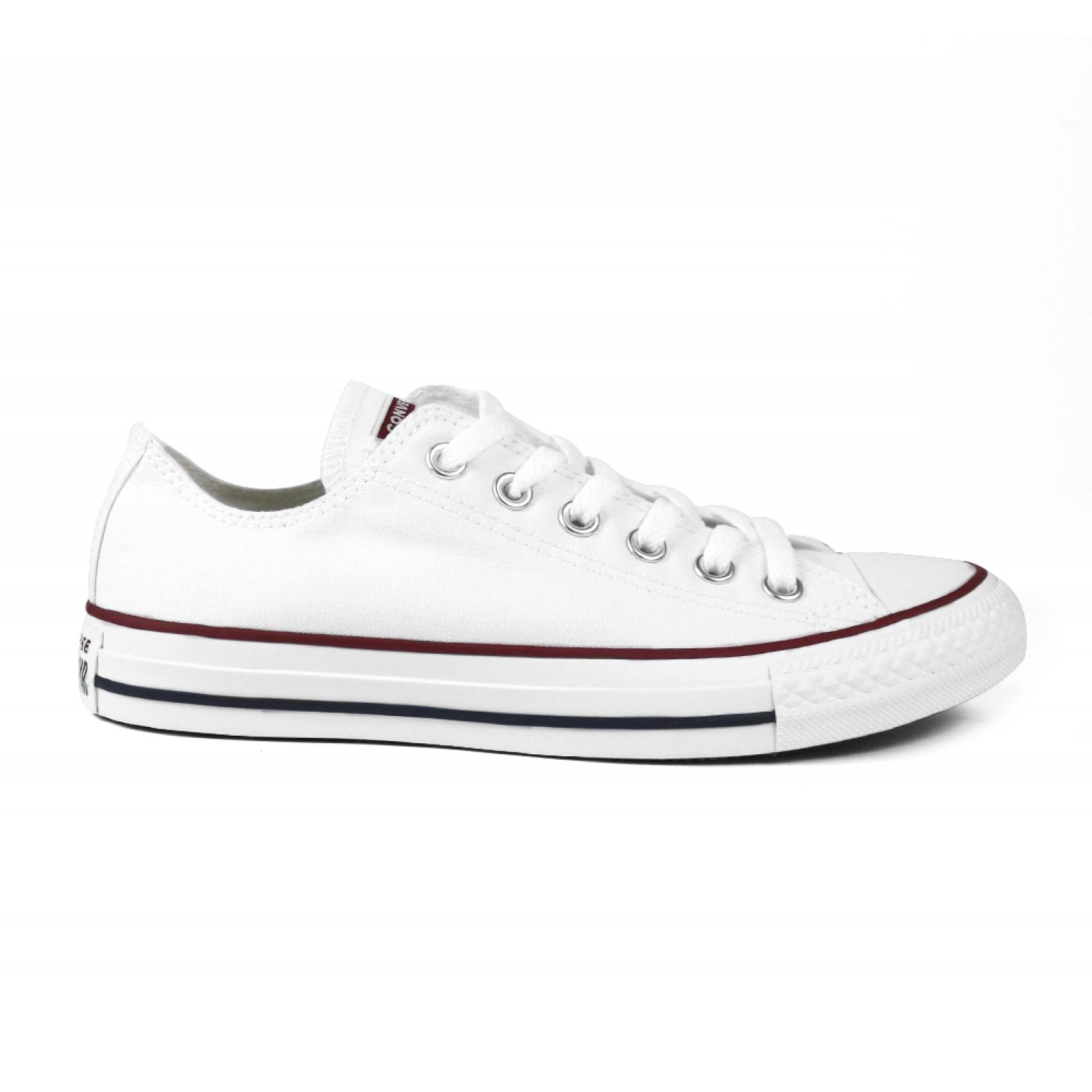 TENIS CABALLERO CONVERSE CASUAL DE METER BLANCO TEXTIL  134 M7652 C