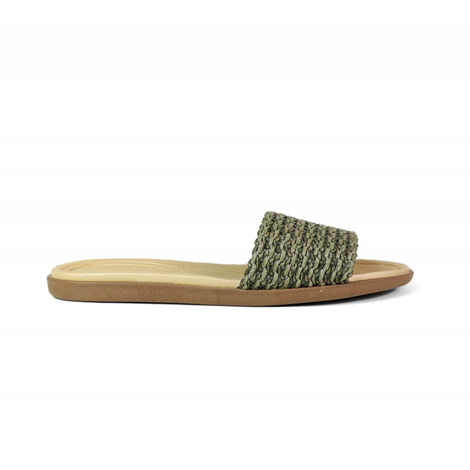 SANDALIA DAMA BEIRA RIO MODA VERDE OLIVA TIRA PRONTA 8359 117