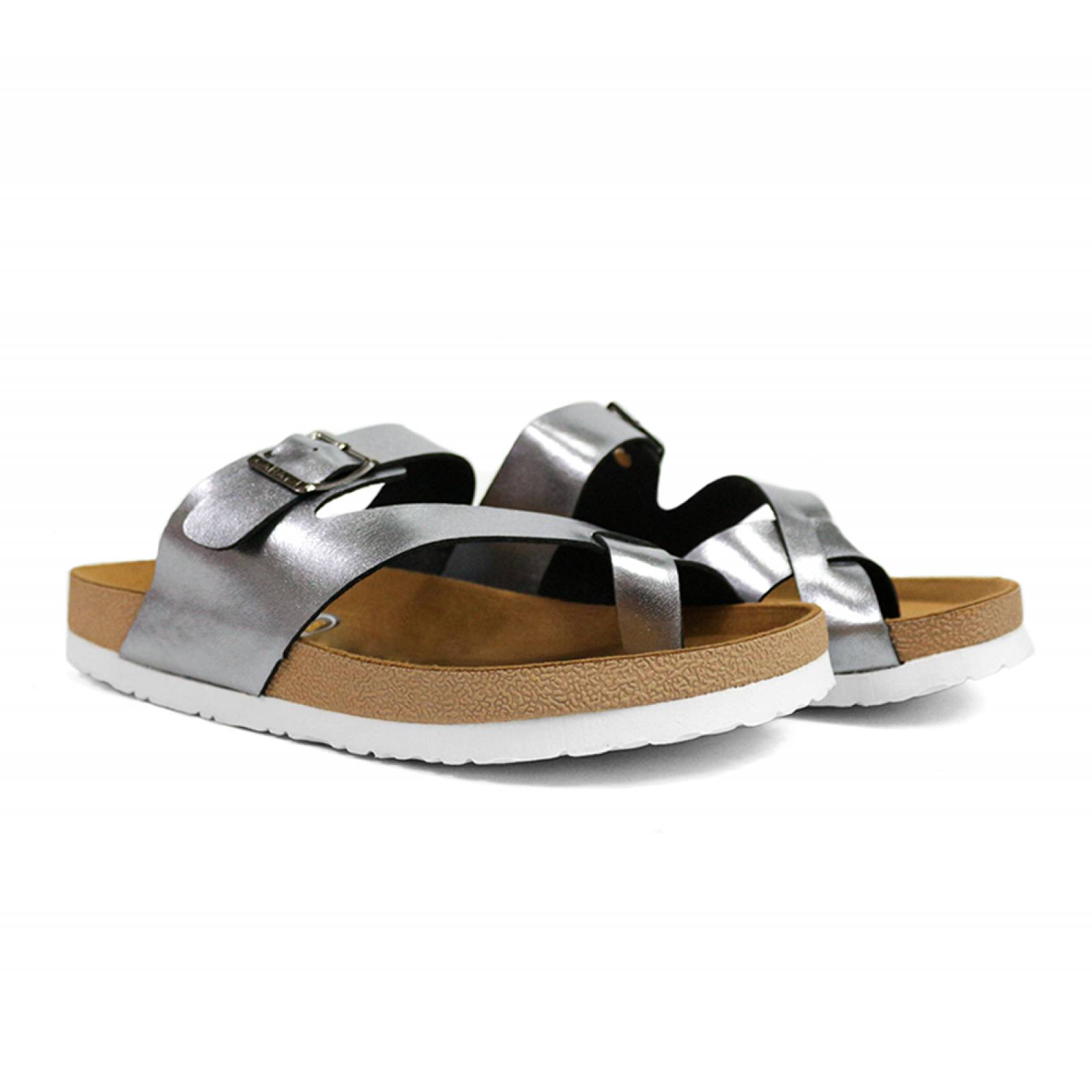 SANDALIA DAMA CARAY MODA INOX SINTETICO RINA