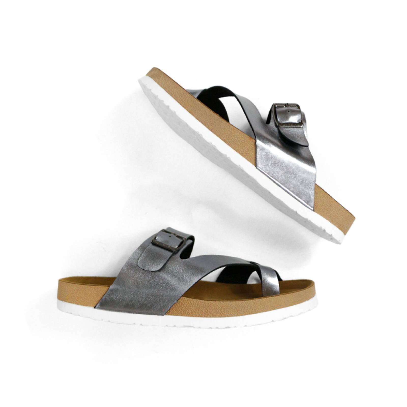 SANDALIA DAMA CARAY MODA INOX SINTETICO RINA