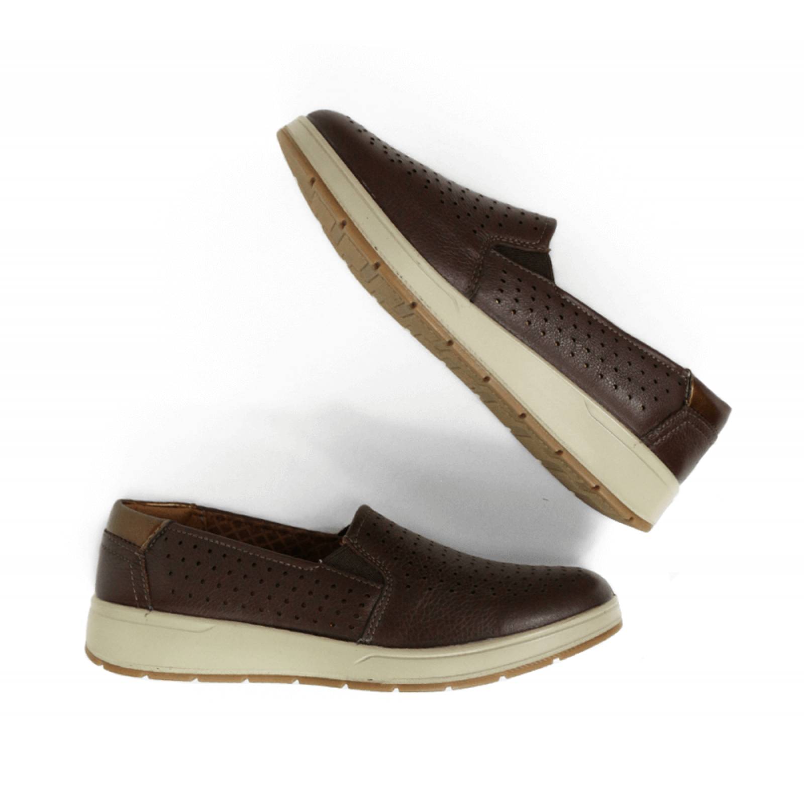 CERRADO DAMA FLEXI CONFORT CAFE PIEL  103601