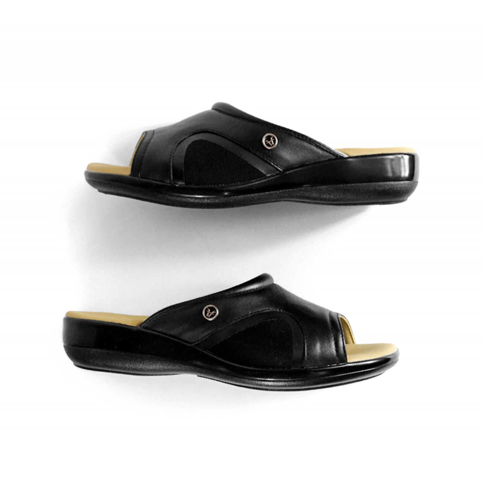 SANDALIA DAMA FLEXI CONFORT NEGRO PIEL  34914