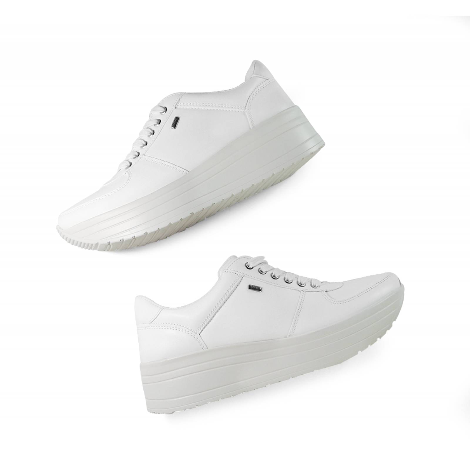 TENIS DAMA FLEXI PLATAFORMA BLANCO SINTÉTICO 101001