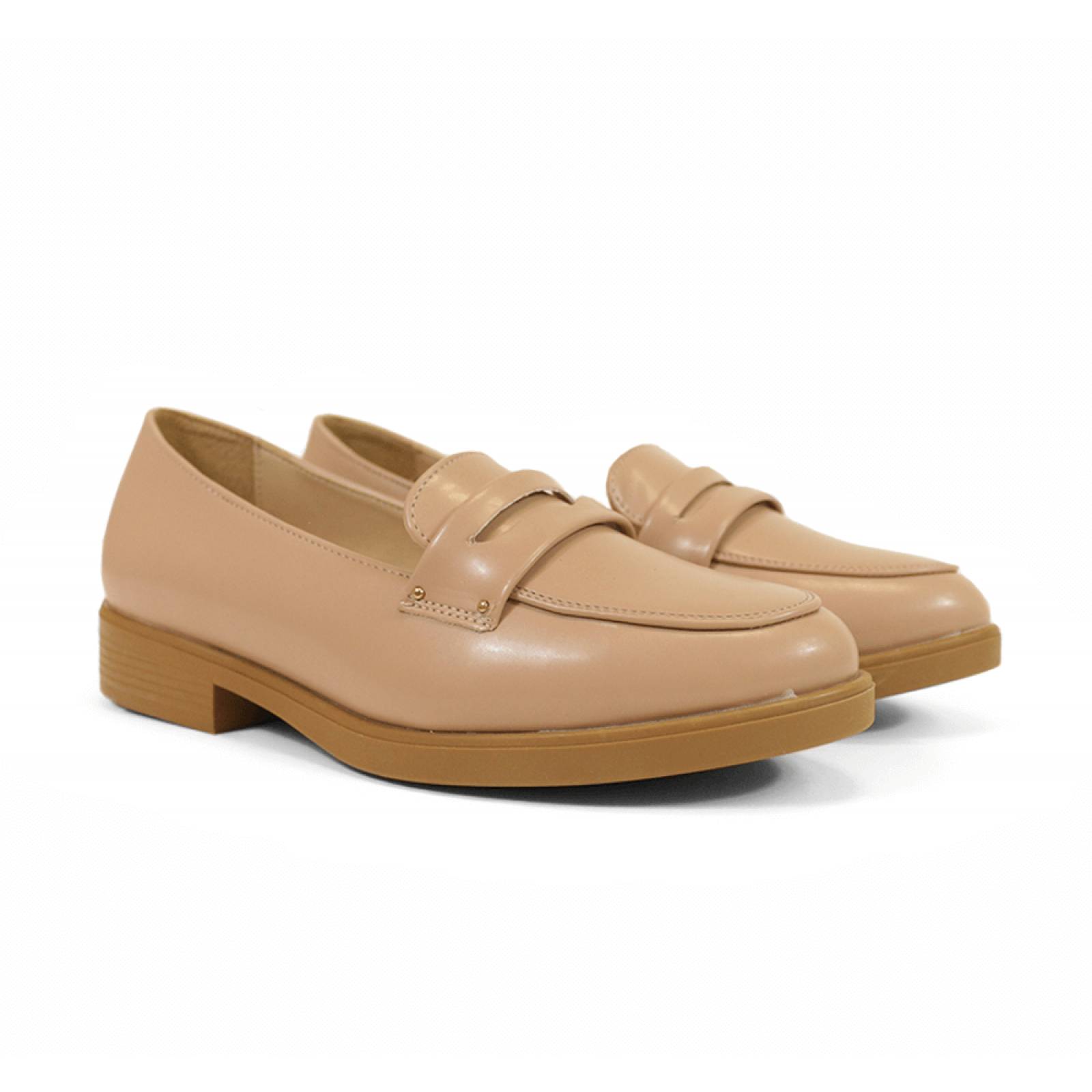 MOCASIN  DAMA LADY PAULINA DRIVER BEIGE BECERRO  12107