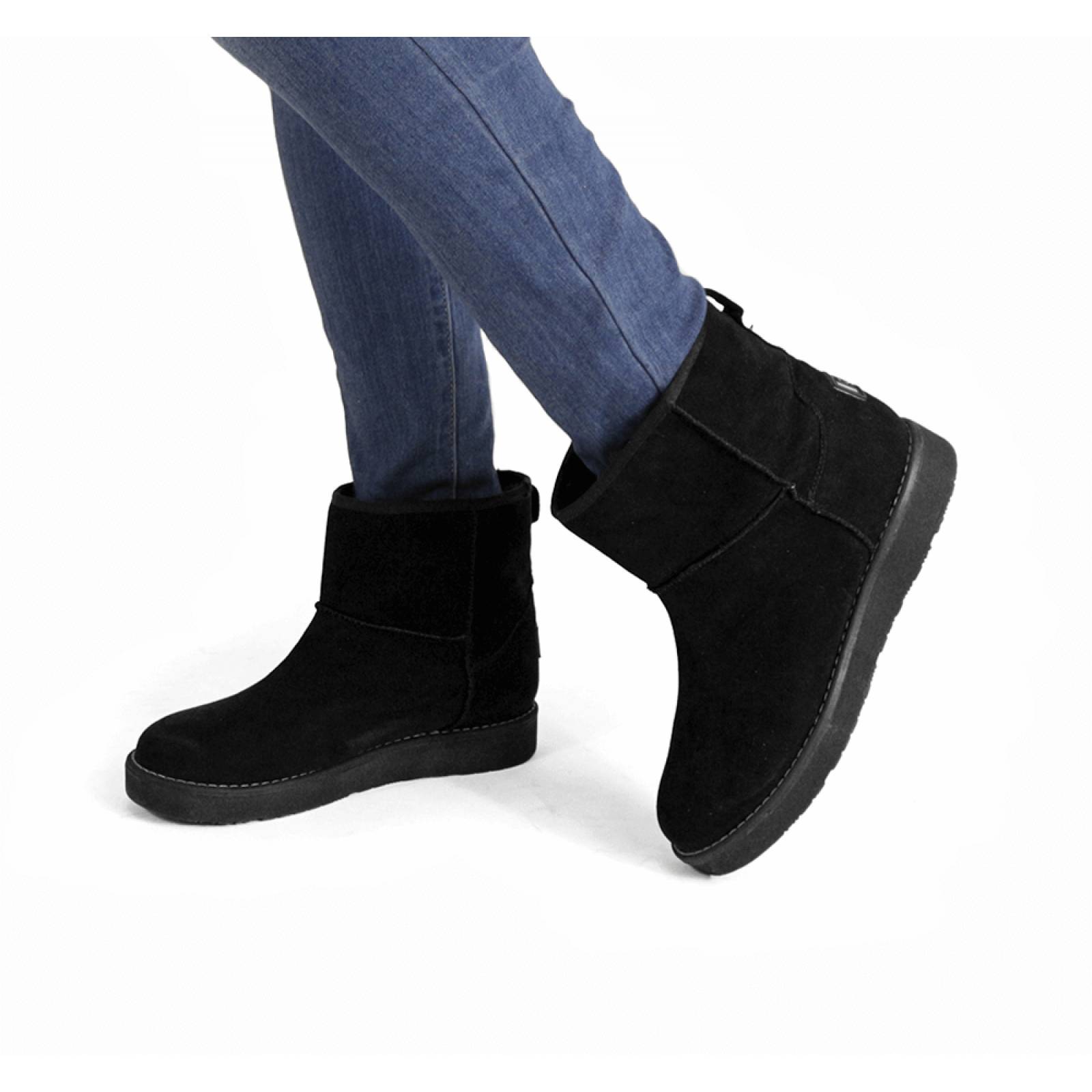 BOTIN DAMA EFE PISO NEGRO DURAZNO ALOBA 304902