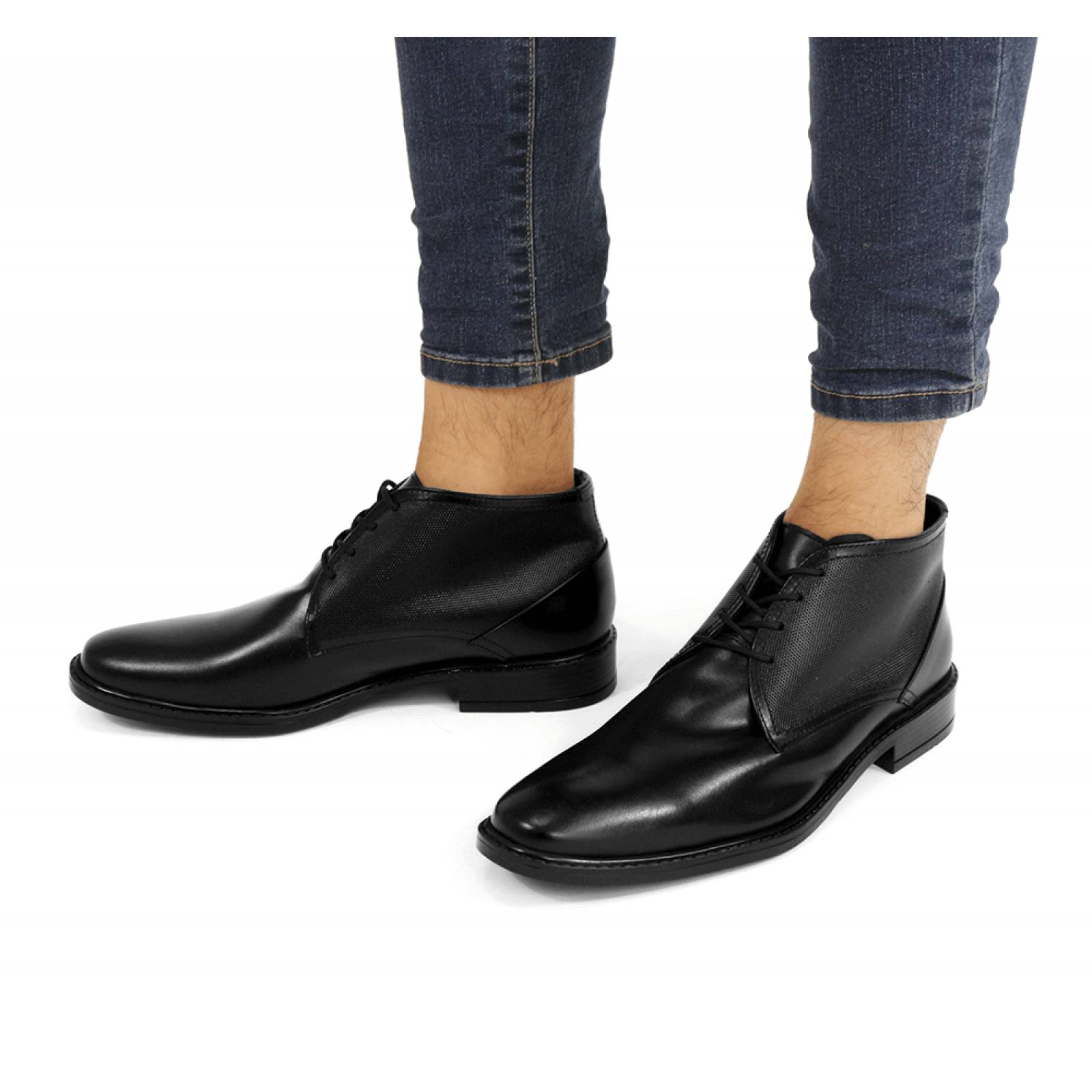 Zapato Vestir Hombre Flexi Negro 02503726 Piel – SALVAJE TENTACIÓN