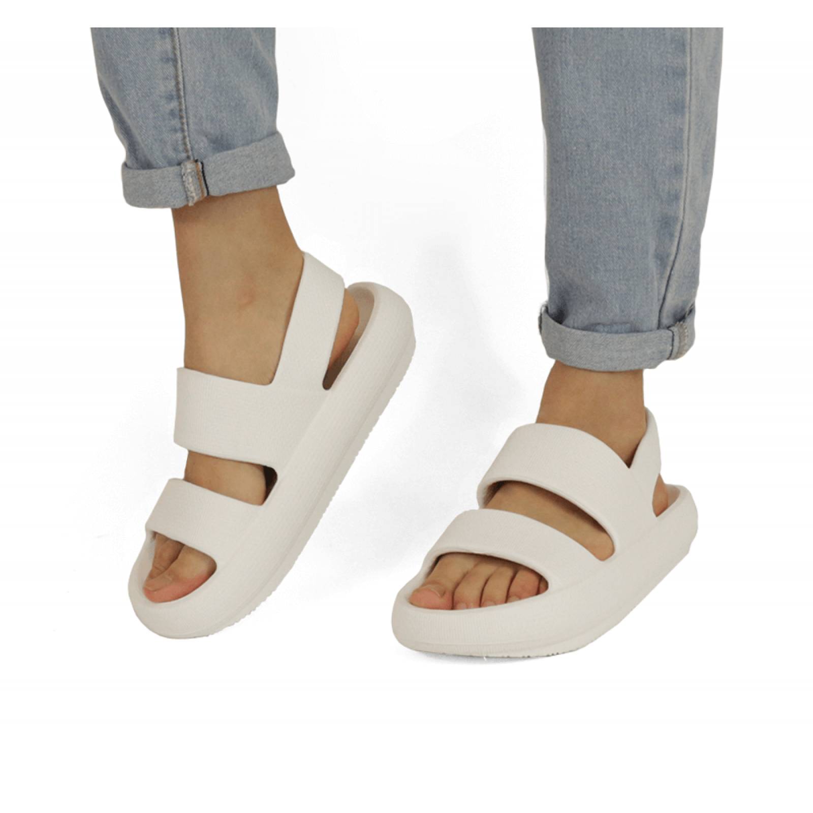 SANDALIA DAMA EFE MODA BLANCO EVA 229002