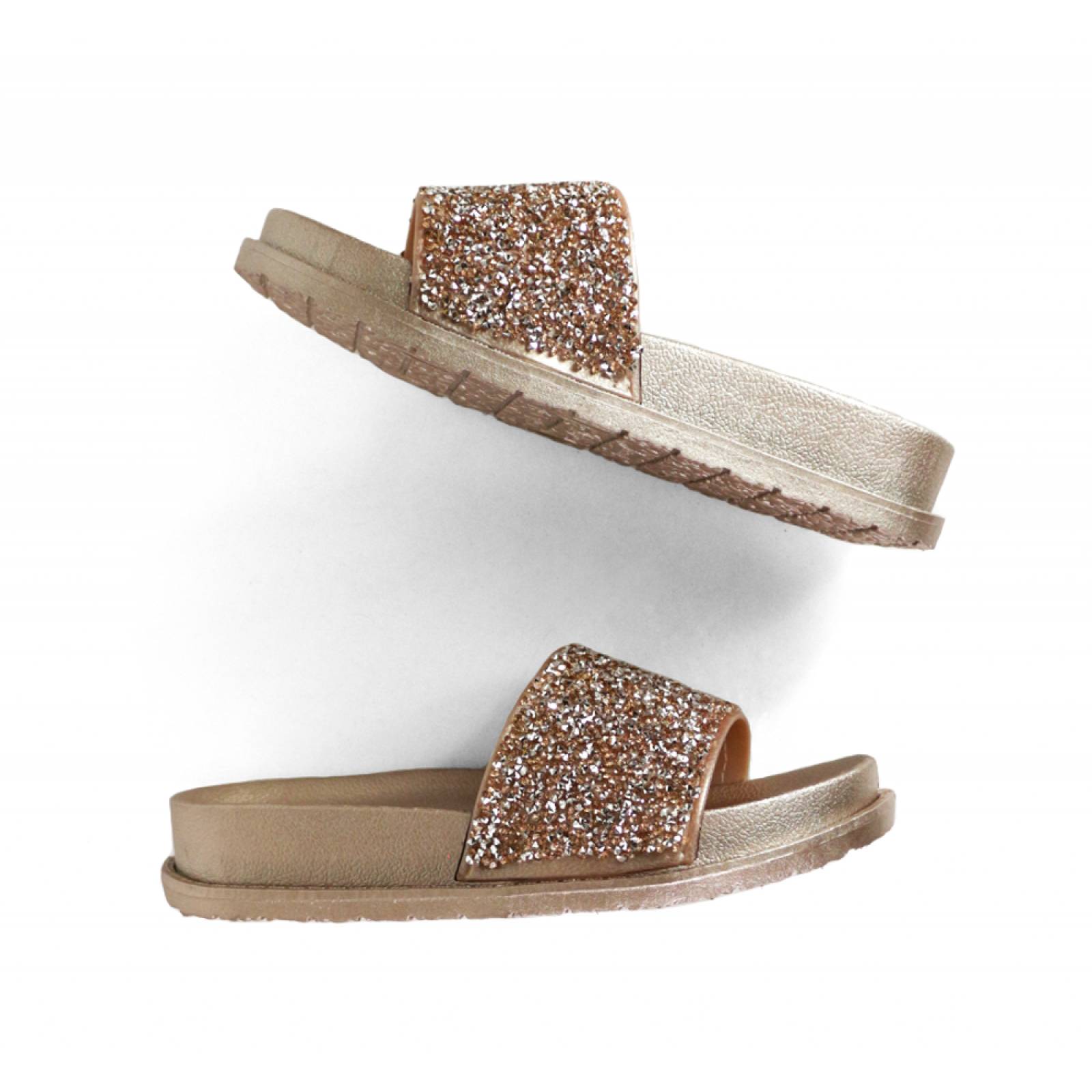 SANDALIA DAMA FUROR MODA ORO ROSA SINTÉTICO AN 04 06