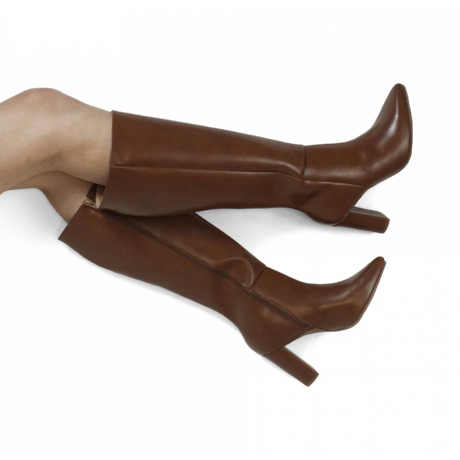 BOTA DAMA LADY PAULINA LARGA TACON MIEL HELLEN 26402