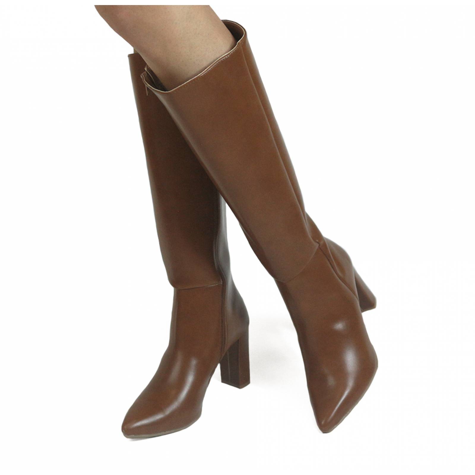 BOTA DAMA LADY PAULINA LARGA TACON MIEL HELLEN 26402