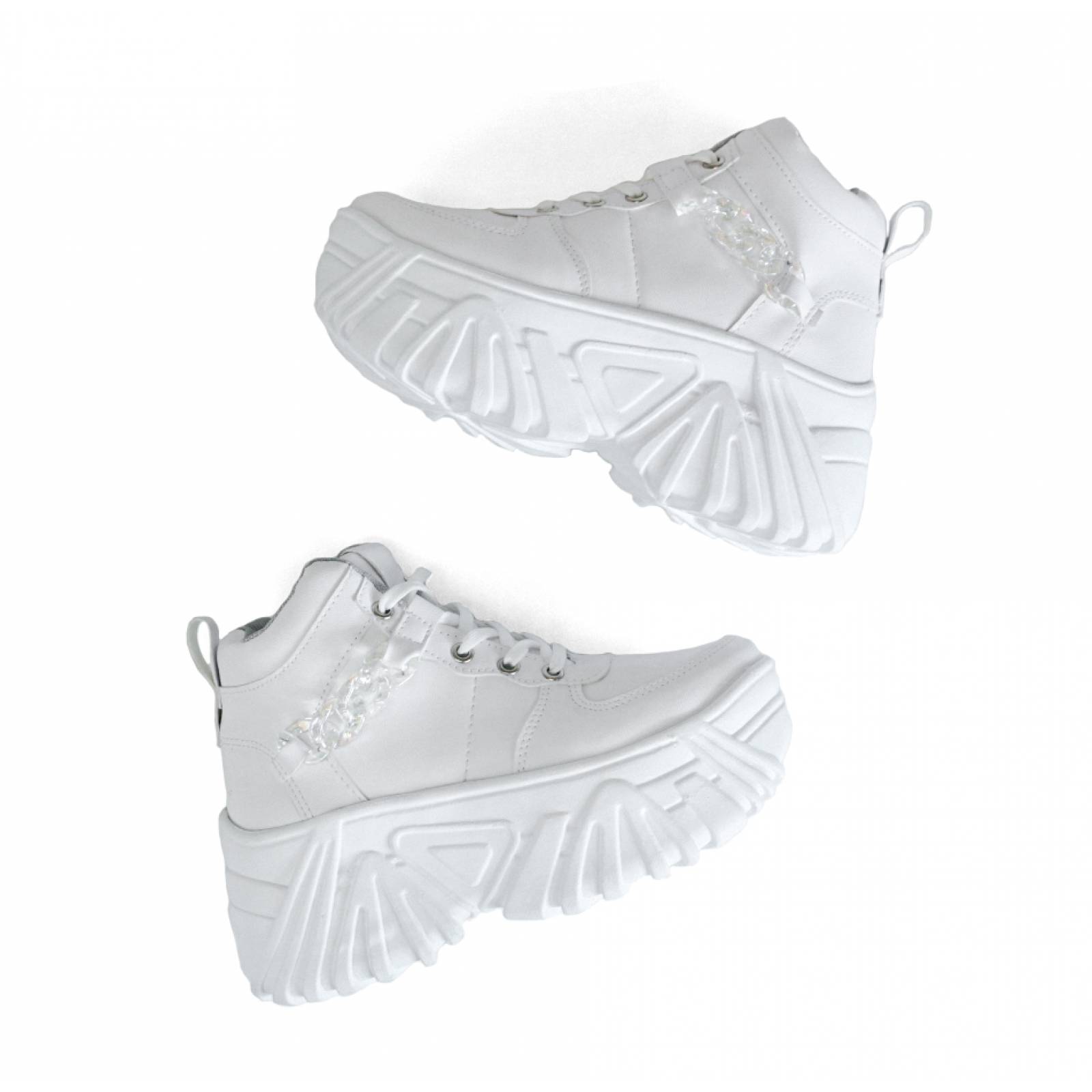 TENIS DAMA MADISON CASUAL CON AGUJETA BLANCO SINTETICO 698401