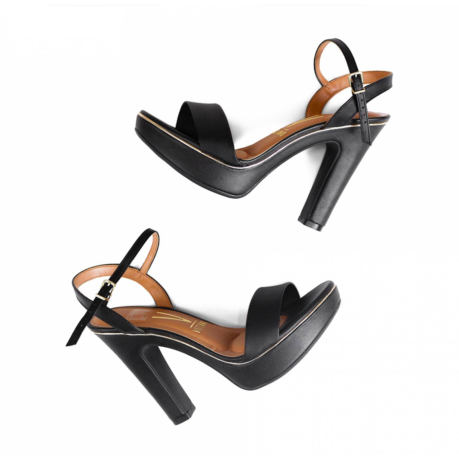 SANDALIA DAMA VIZZANO TACON DE PLATAFORMA ALTO NEGRO NULL 6292 300