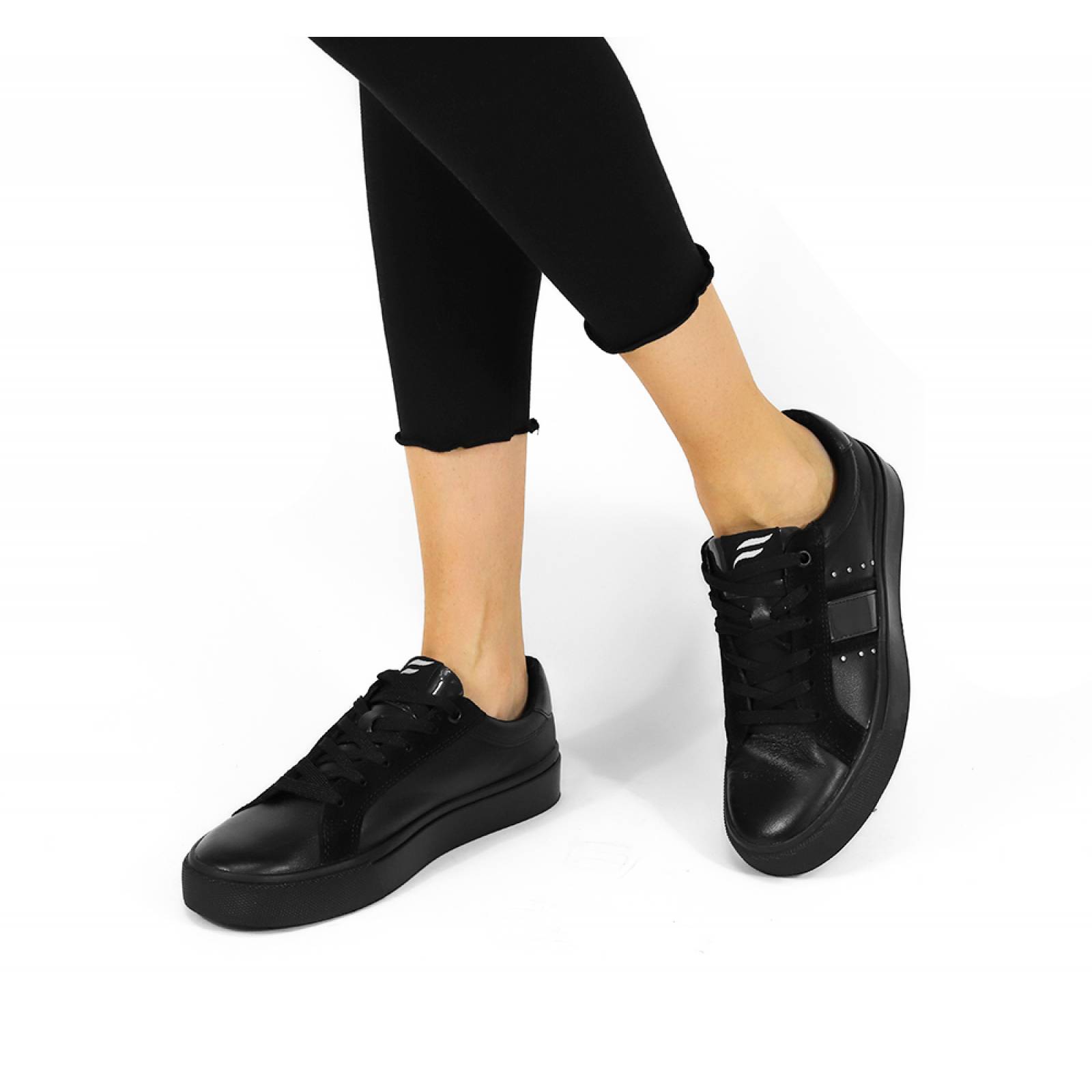 Zapato flexi dama online negro