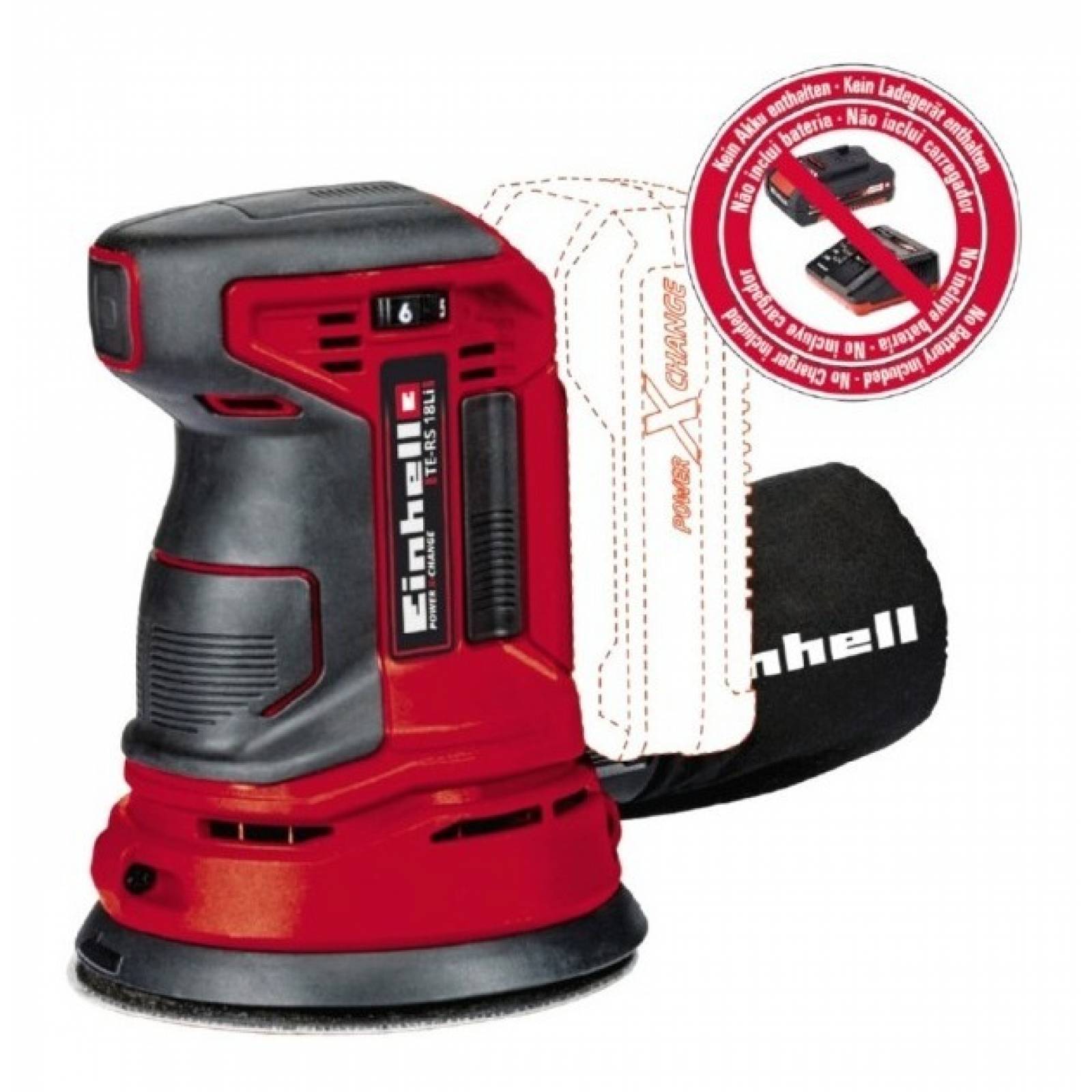 Lijadora Roto Orbital 5'' Inalámbrica 18v EINHELL