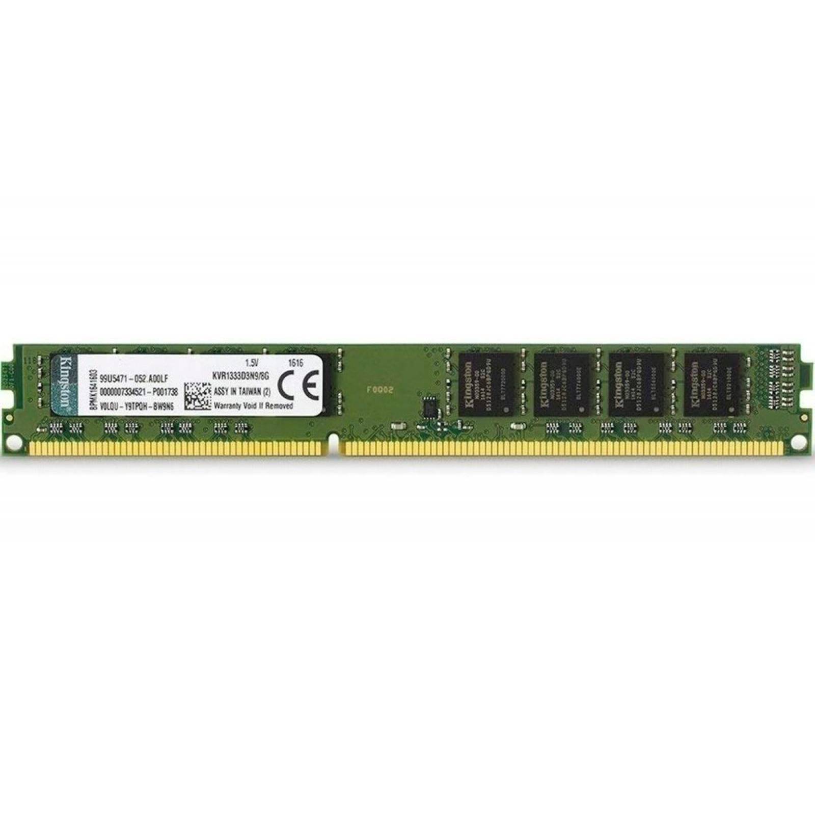 Memoria Ram Ddr3 8gb 1333mhz 1.5v Kingston Kvr1333d3n98g