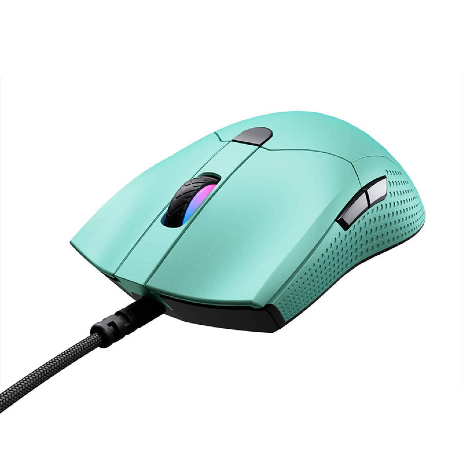 Mouse Gamer VSG Aurora óptico alámbrico RGB azul polar interruptor Omron
