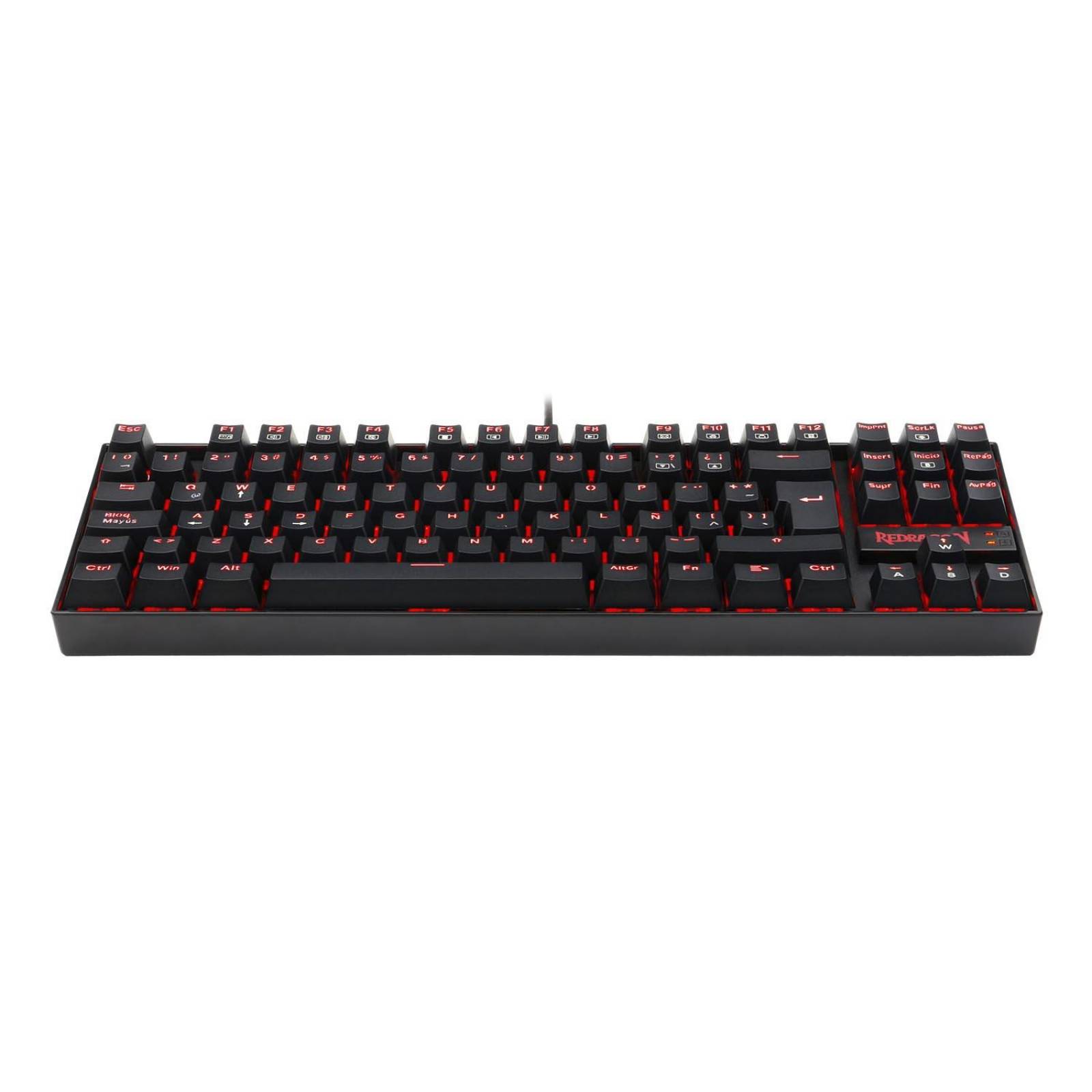 Teclado Mecánico Gamer Redragon Kumara single light