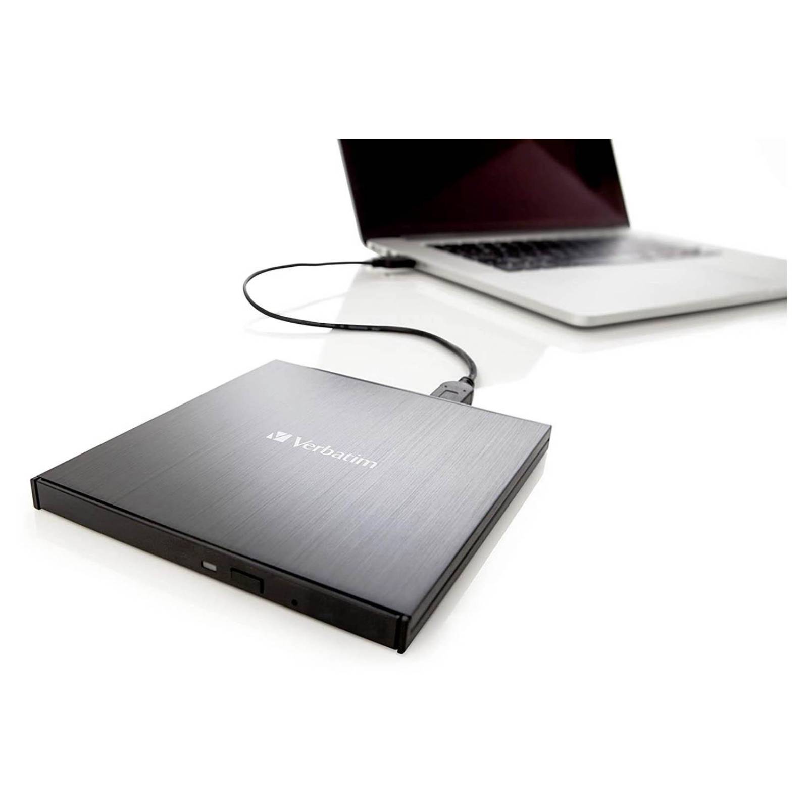 Verbatim Slimline BLU-Ray RW Externo Unidad de Disco óptico Negro Chico