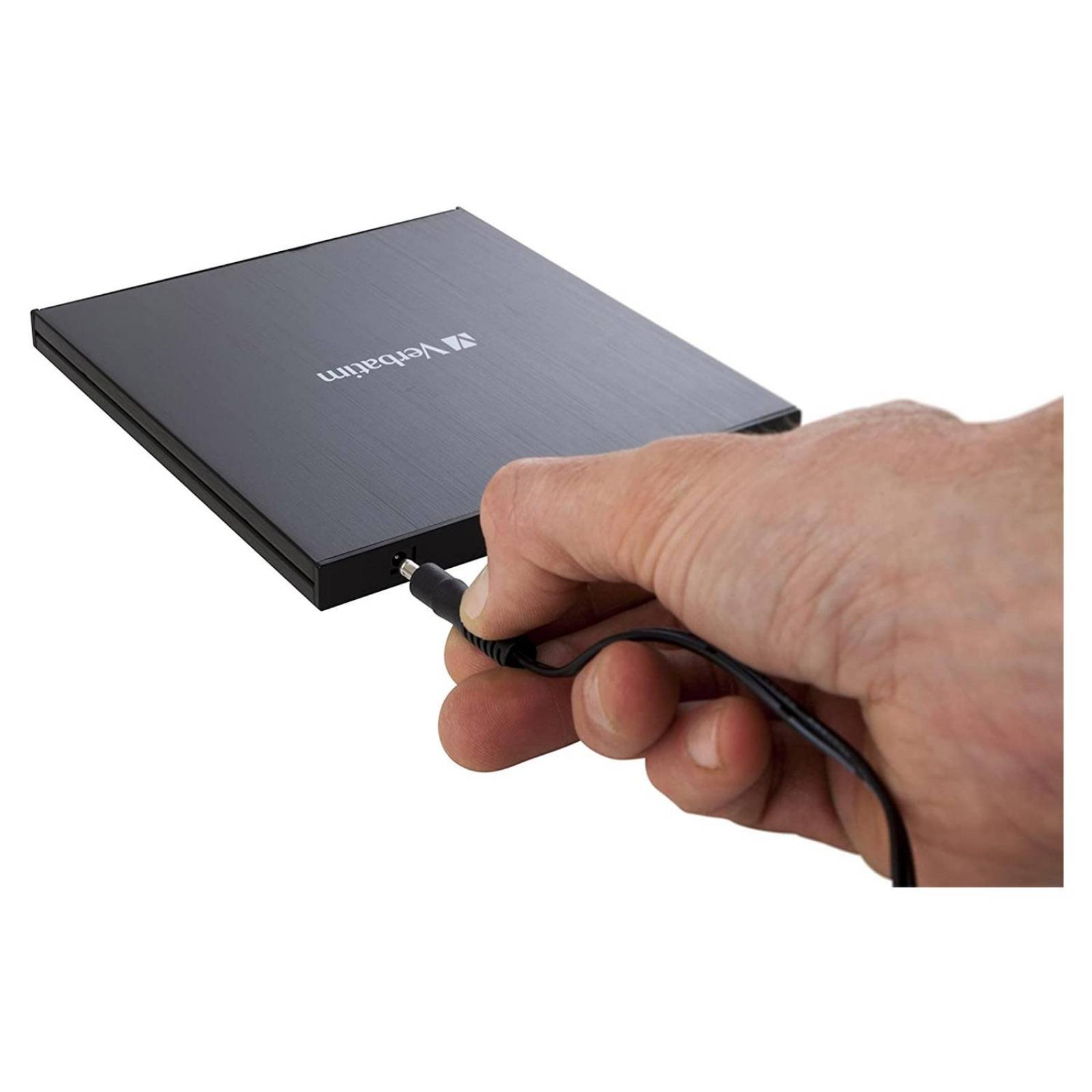 Verbatim Slimline BLU-Ray RW Externo Unidad de Disco óptico Negro Chico