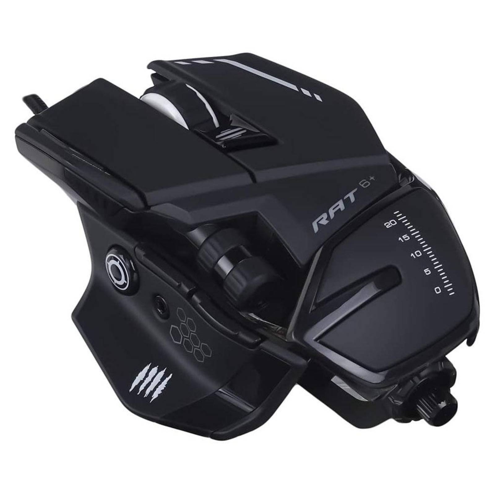 Mouse óptico Gamer Mad Catz R.A.T. 6+ Negro Chico