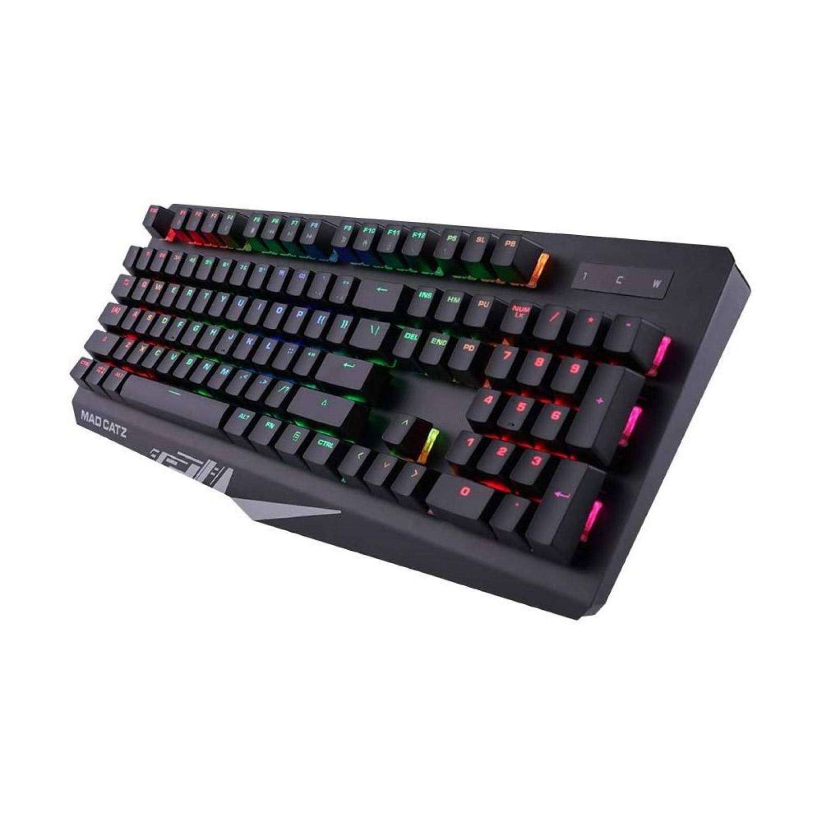 Teclado mecánico Gaming Mad Catz The Authentic S.T.R.I.K.E. 4 Negro Chico