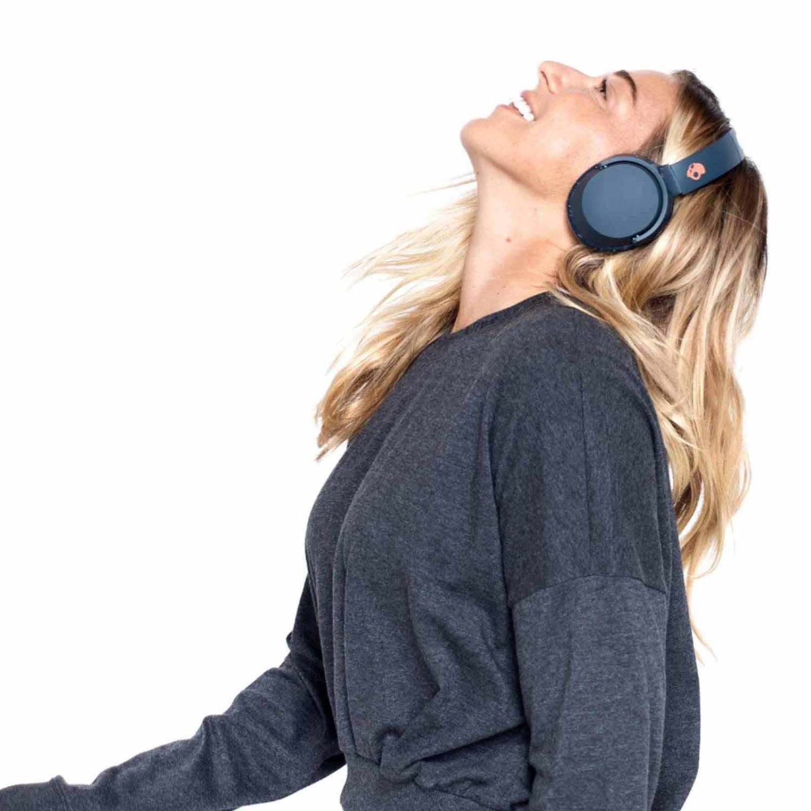 Skullcandy Audifonos Riff Wireless ON-Ear Negro Naranja Mediano