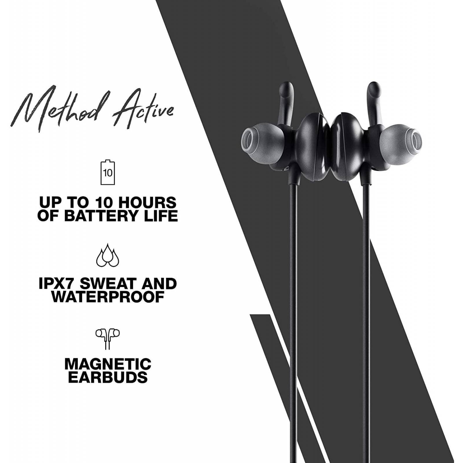 Audífonos Skullcandy Method active wireless negro Chico
